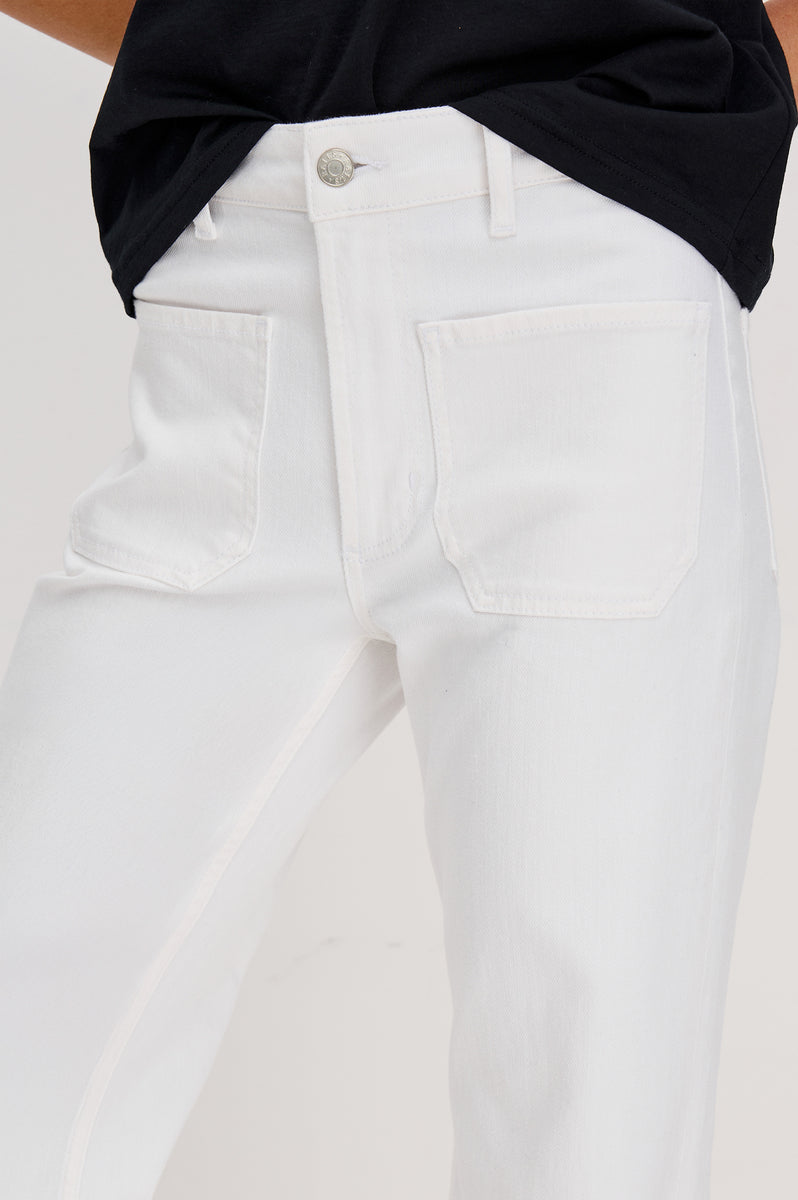 ALAMITOS FLARED TROUSER - SALT WHITE – Rails