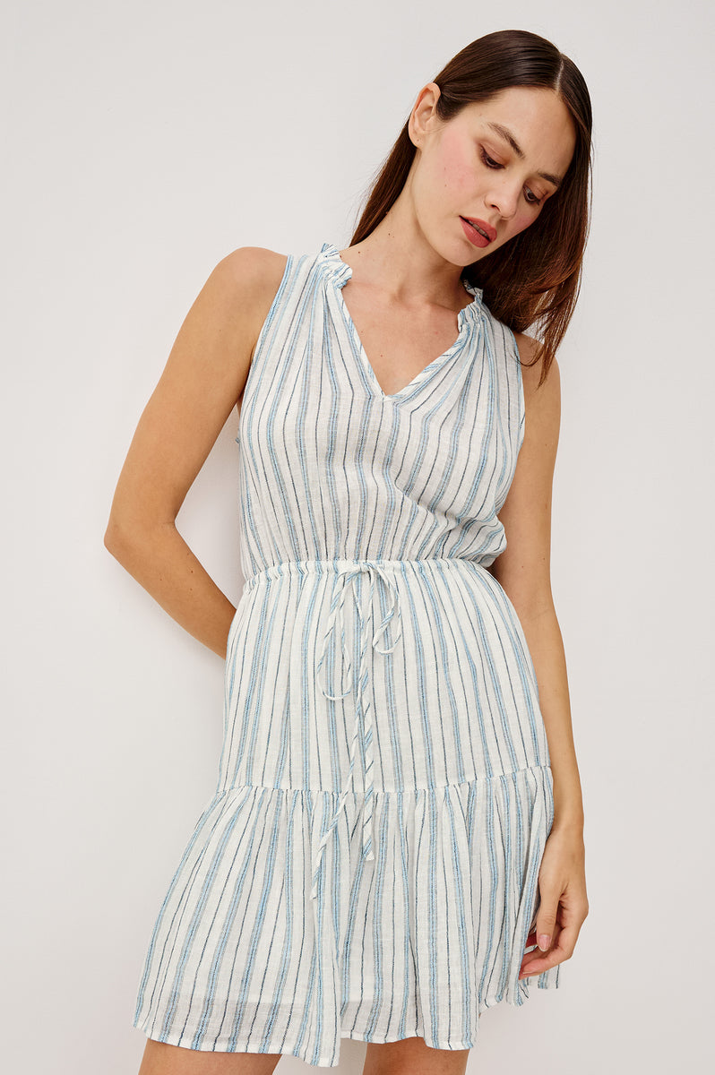 Rails | Albany Dress - Windward Stripe | Premium Linen | Size XS