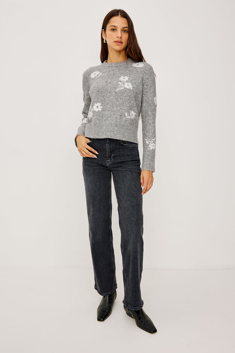 ANISE SWEATER - HEATHER FLORAL – Rails