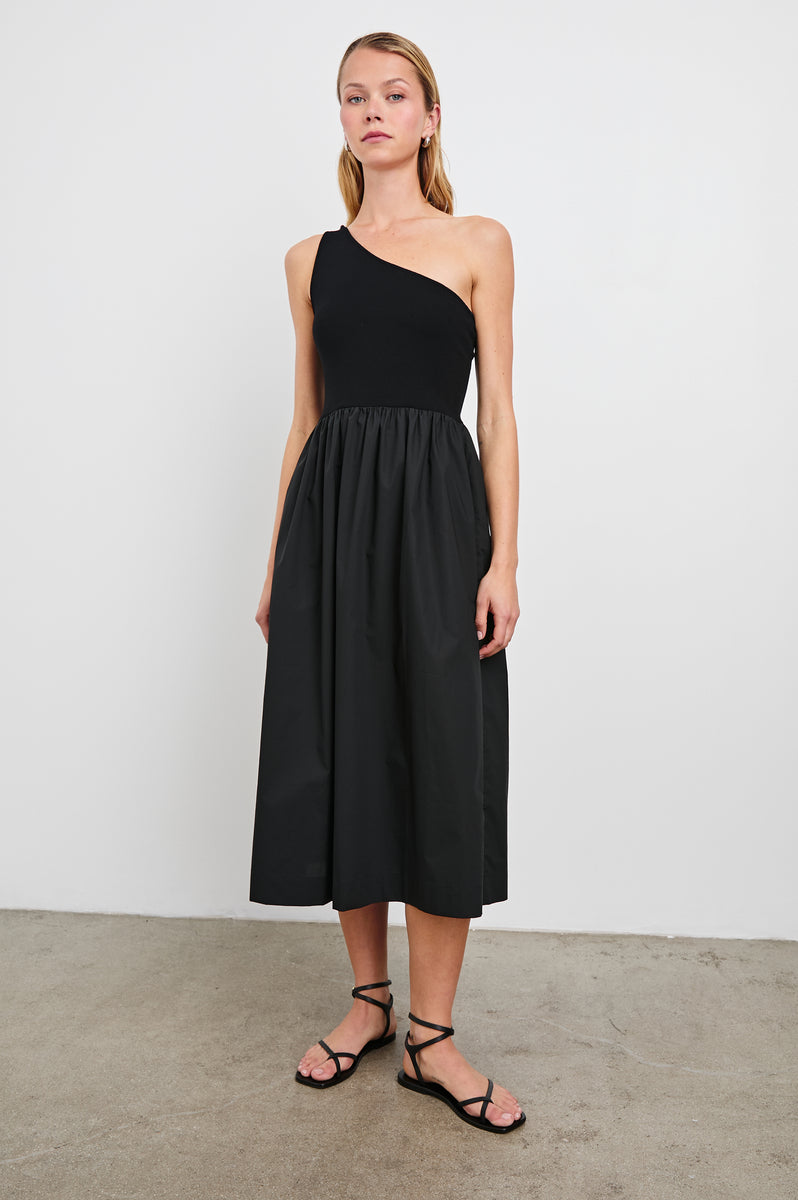 rails black denim dress Rails Ladera Studded Shirt Dress