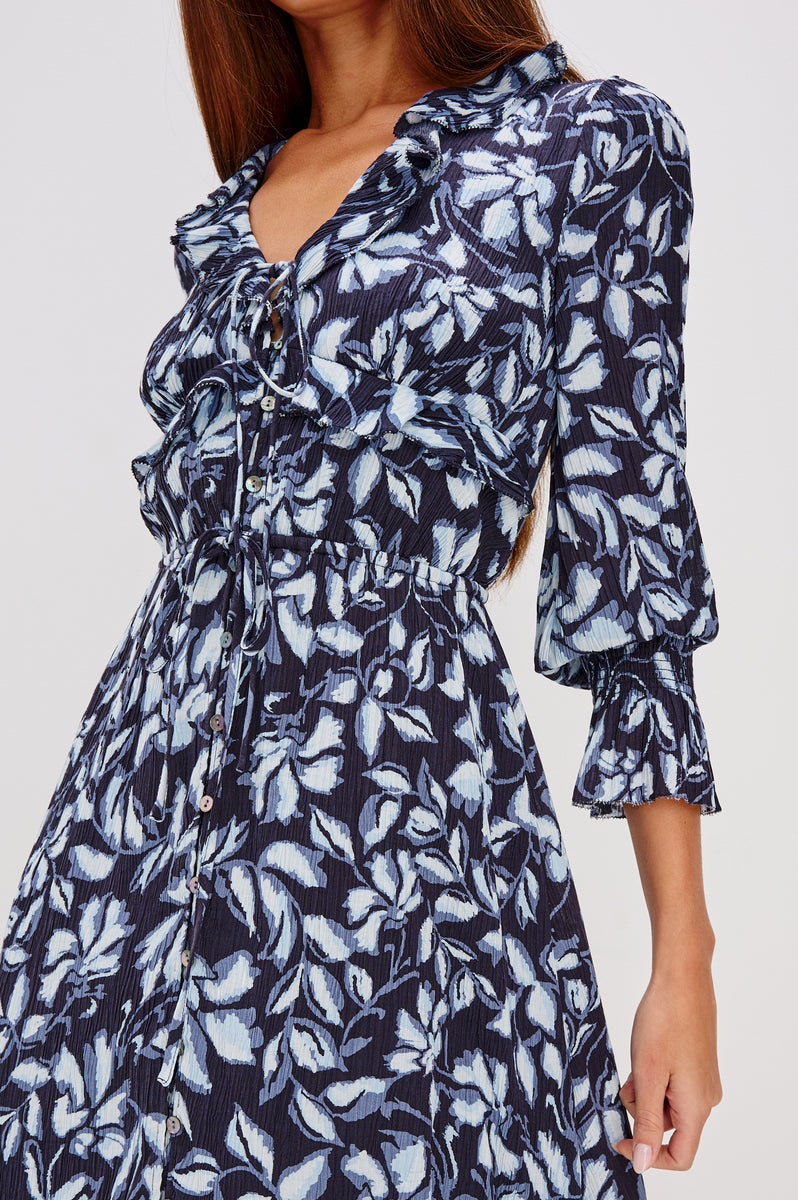 BETTY DRESS - NAVY JASMINE – Rails
