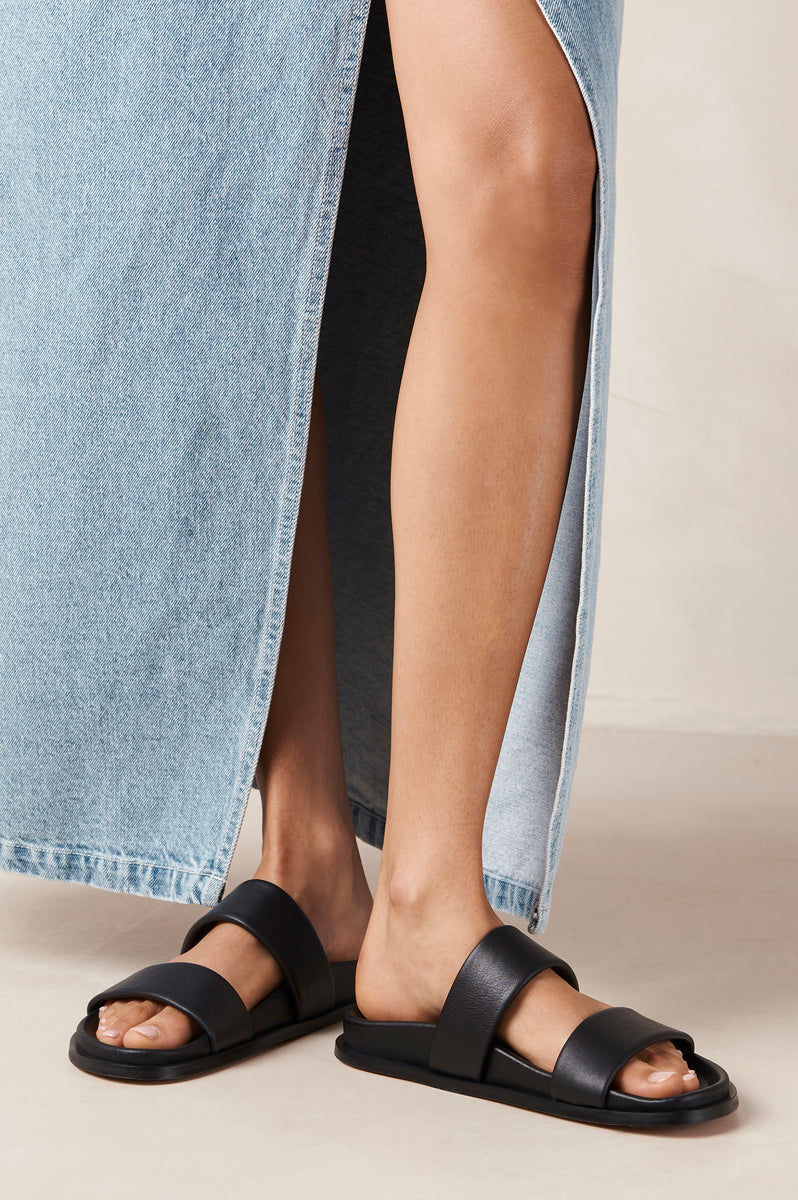 ★新品★ALOHAS ストラップサンダル ALOHAS CALYPSO SANDAL - BLACK LEATHER – Rails