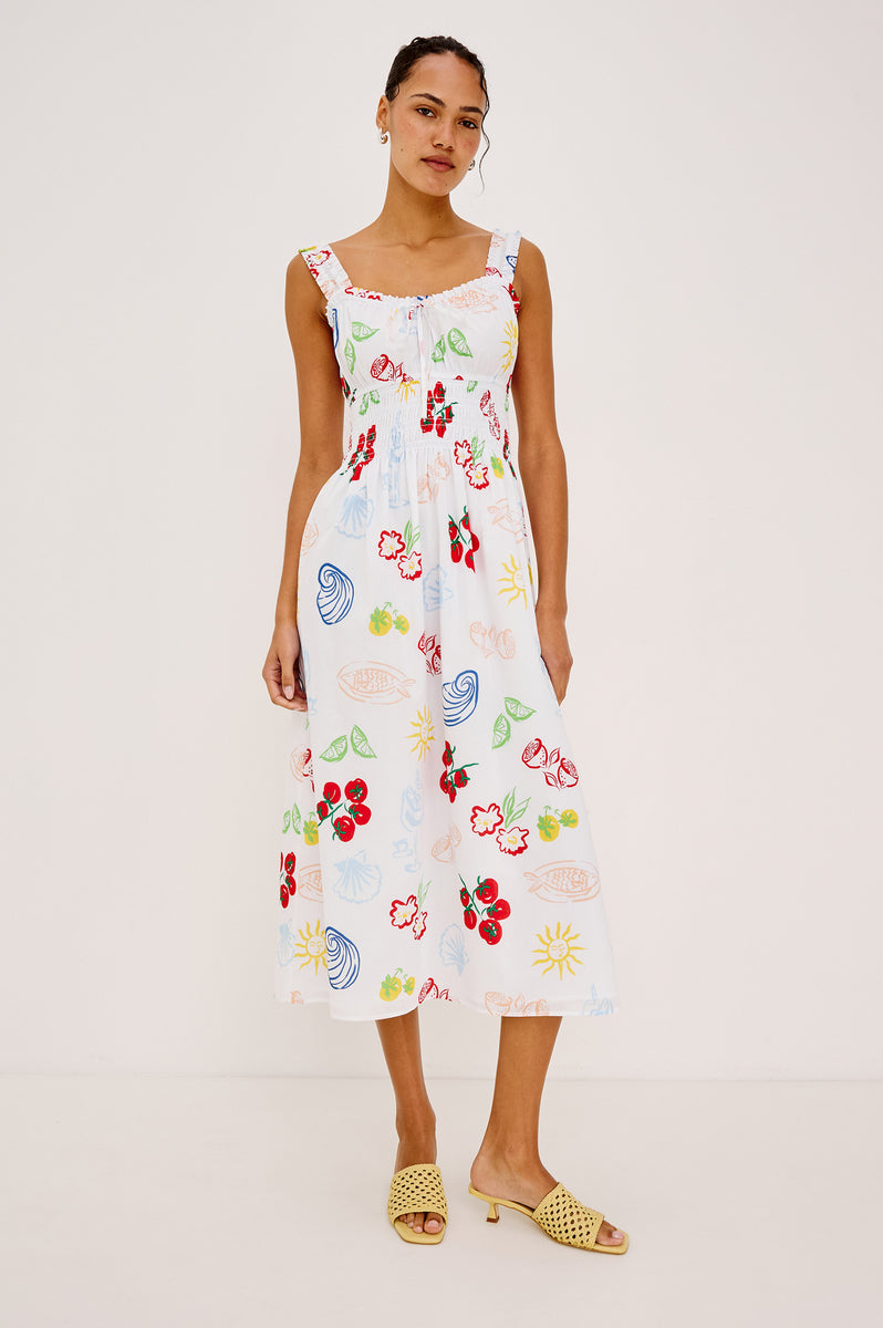 RAILS X GIADZY CAPRI DRESS - WHITE ANTIPASTI – Rails