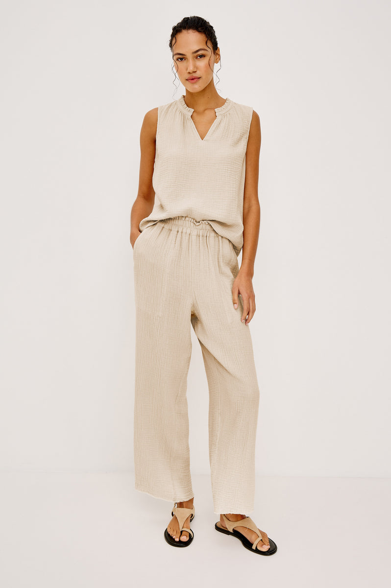 CHRISTY TOP - FLAX – Rails