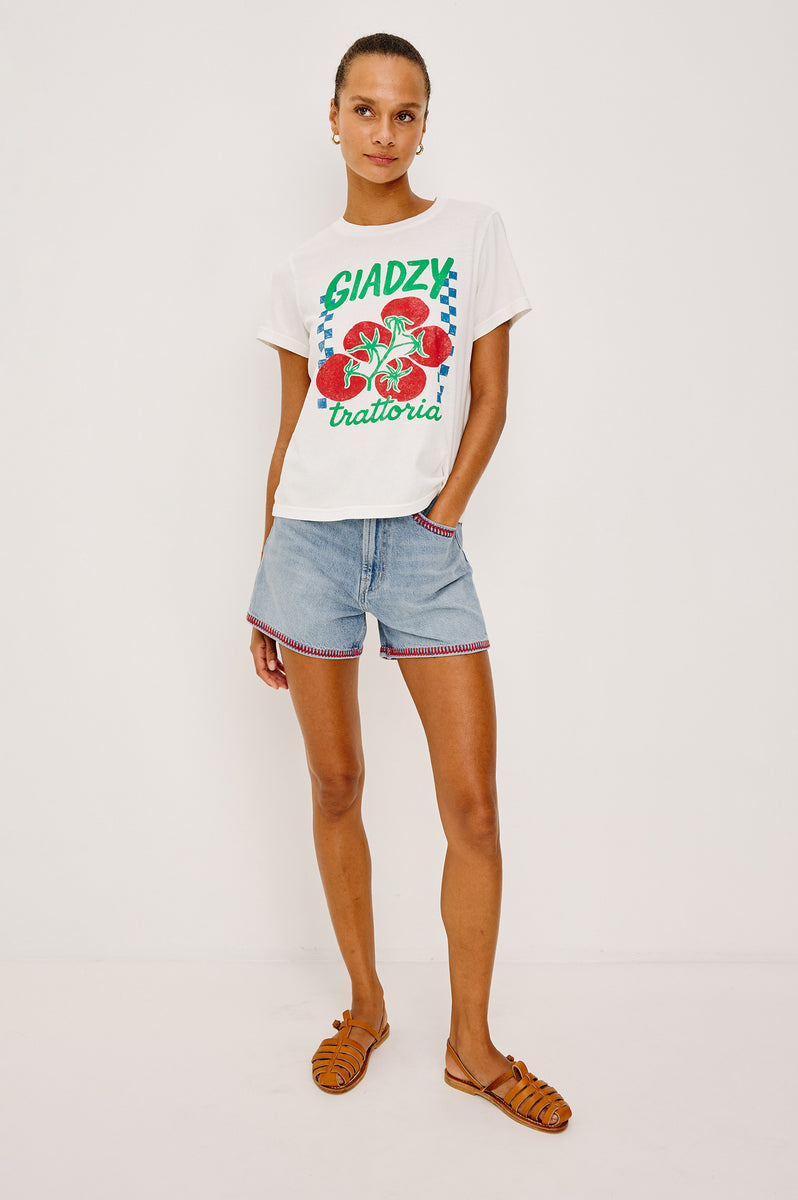 RAILS X GIADZY THE CLASSIC CREW T-SHIRT - GIADZY TRATTORIA – Rails