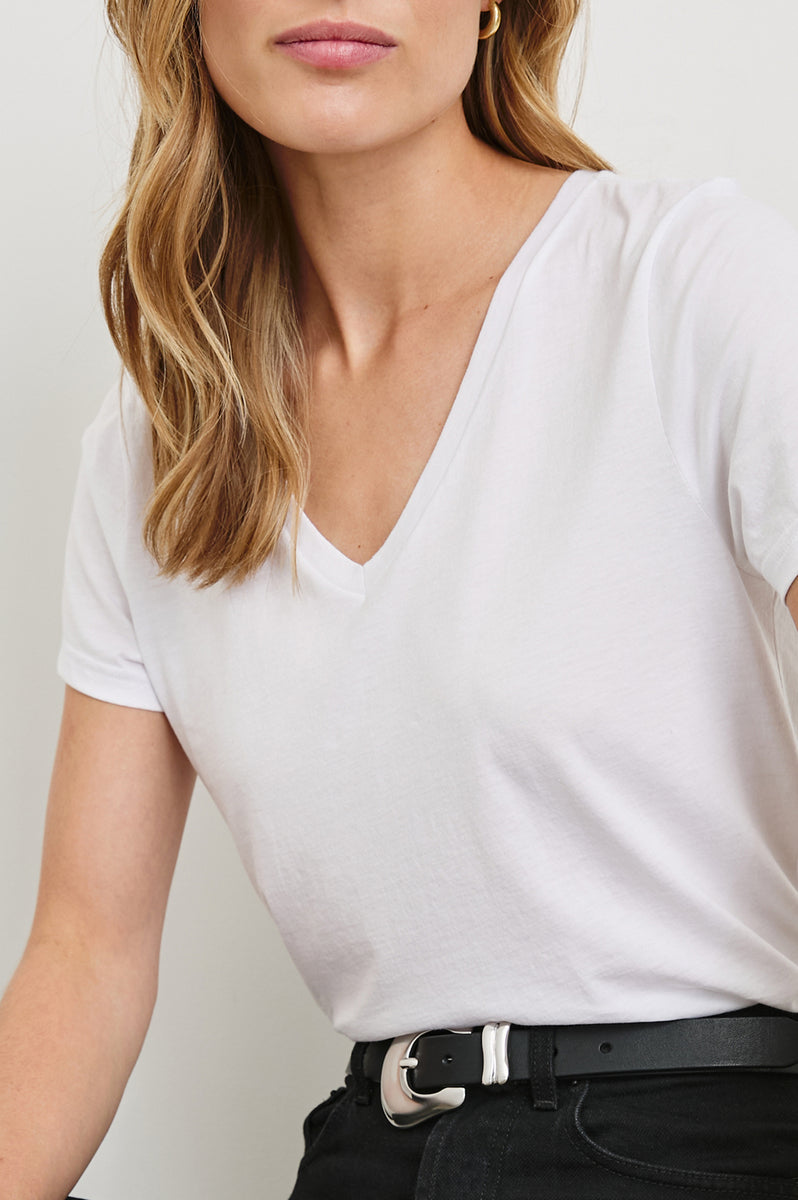 white v neck dress shirt Amazon.com: SUNNOW Women's White Wrap Blouse Shirt V-Neck Spread Collar Self Tie Belt Long Sleeve Top (US, Alpha, Small, Regular, Regular, White) : Clothing, Shoes & Jewelry