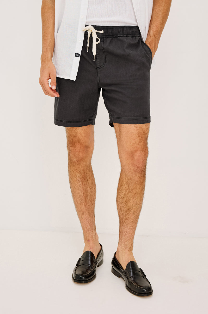 CRUZ SHORT - WASHED BLACK – Rails