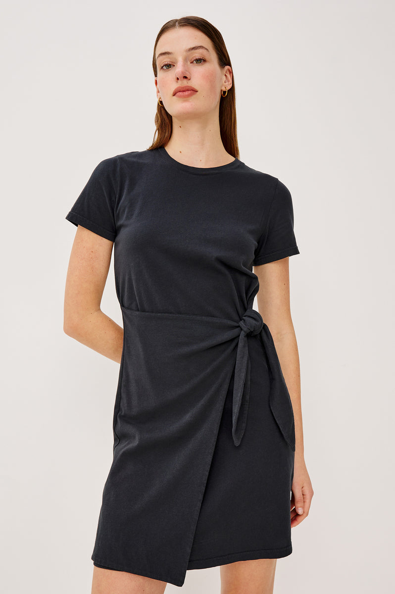 Rails | Edie Dress - Black | Premium Cotton | Size XXS
