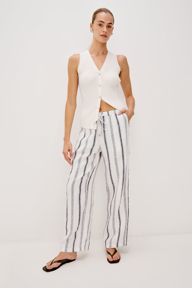 EMMIE PANT - TAVERNA STRIPE – Rails