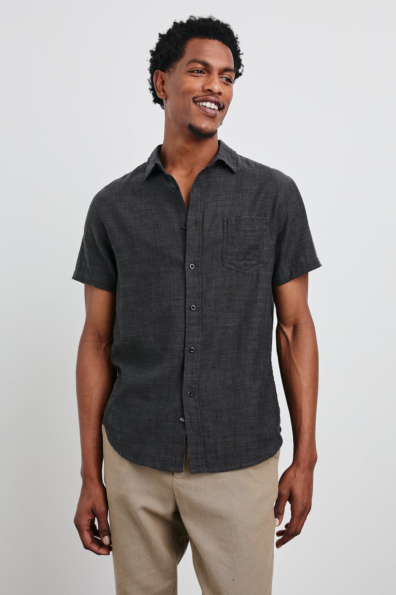 FAIRFAX SHIRT - BLACK CHAMBRAY – Rails