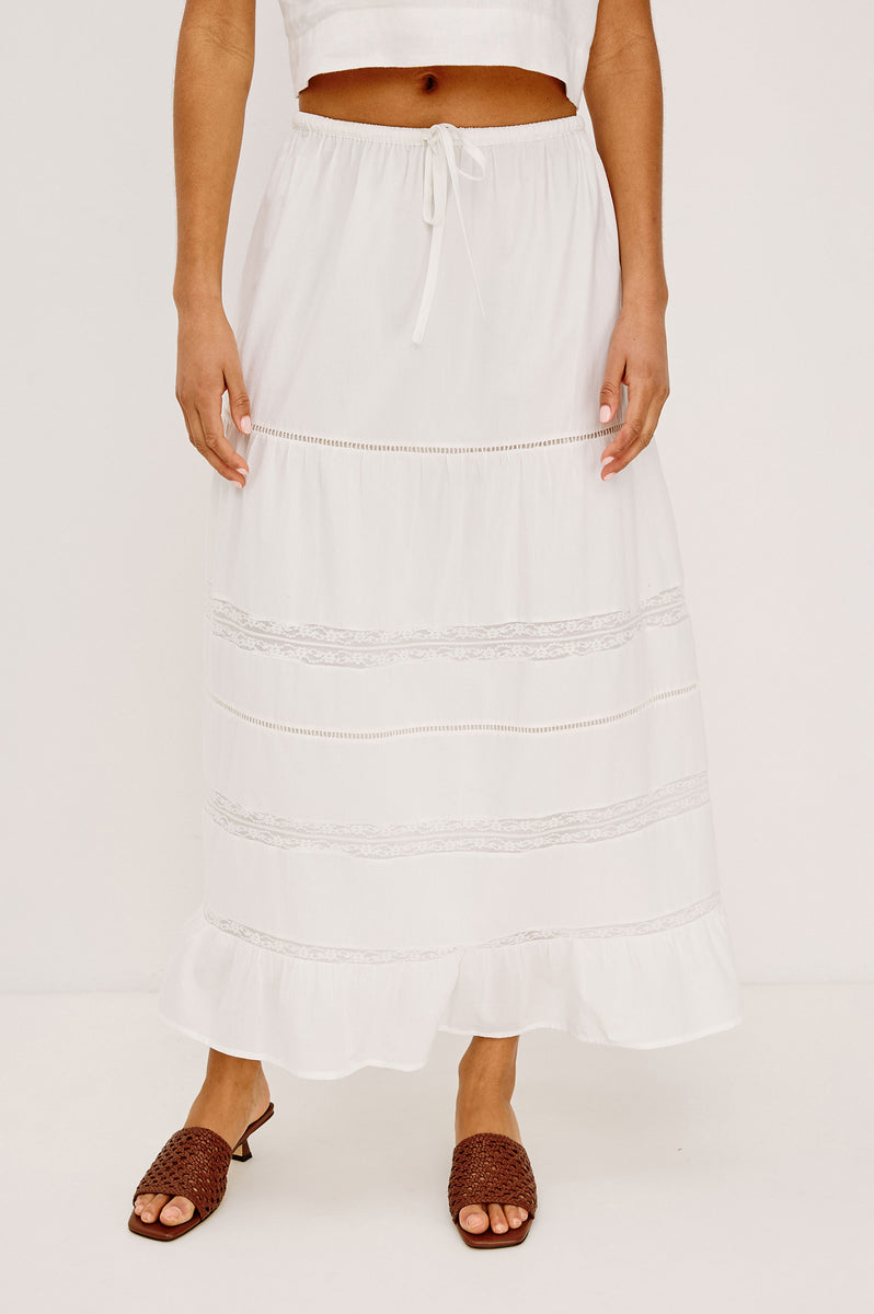HETTIE SKIRT - WHITE – Rails