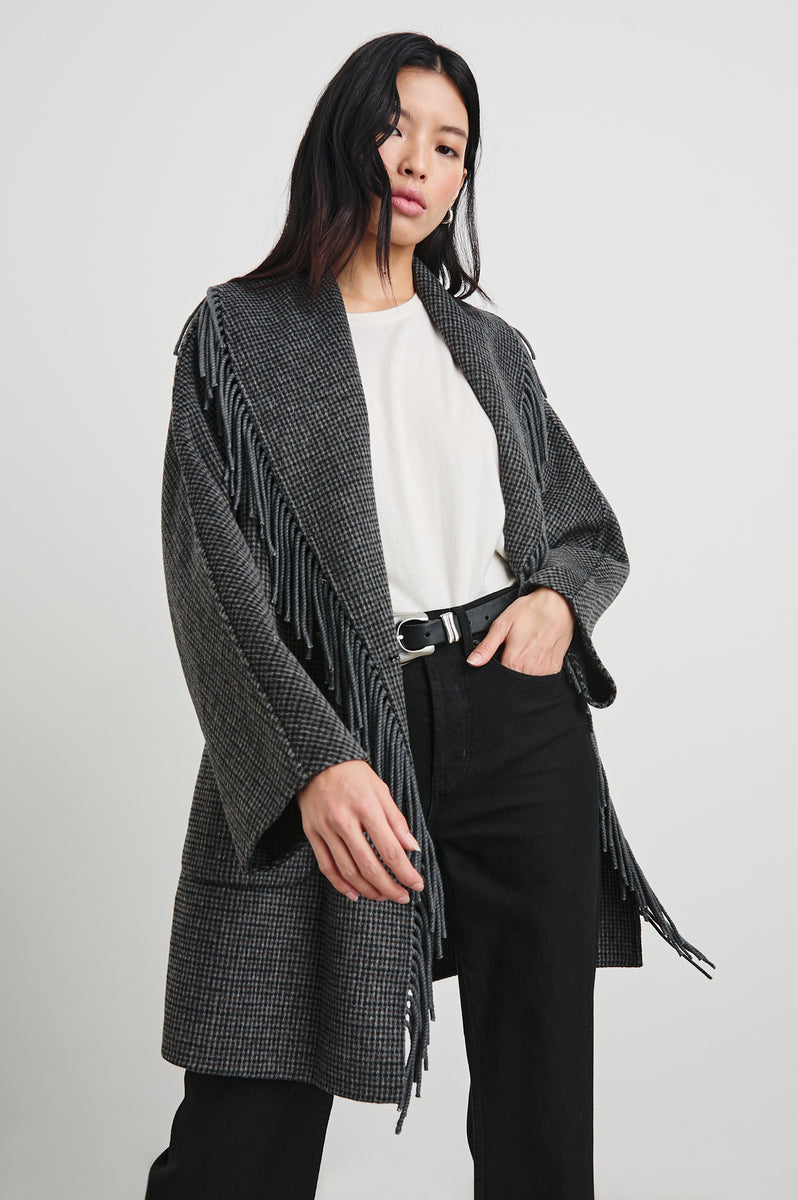 HUGO COAT - CHARCOAL CHECK – Rails