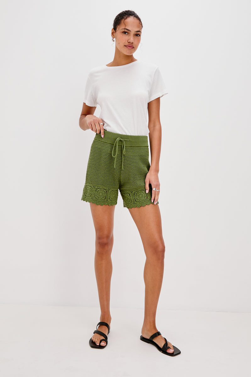 パンツ Twinkle Wool Boucle Shorts herlipto S HYDRA SHORT - DILL – Rails
