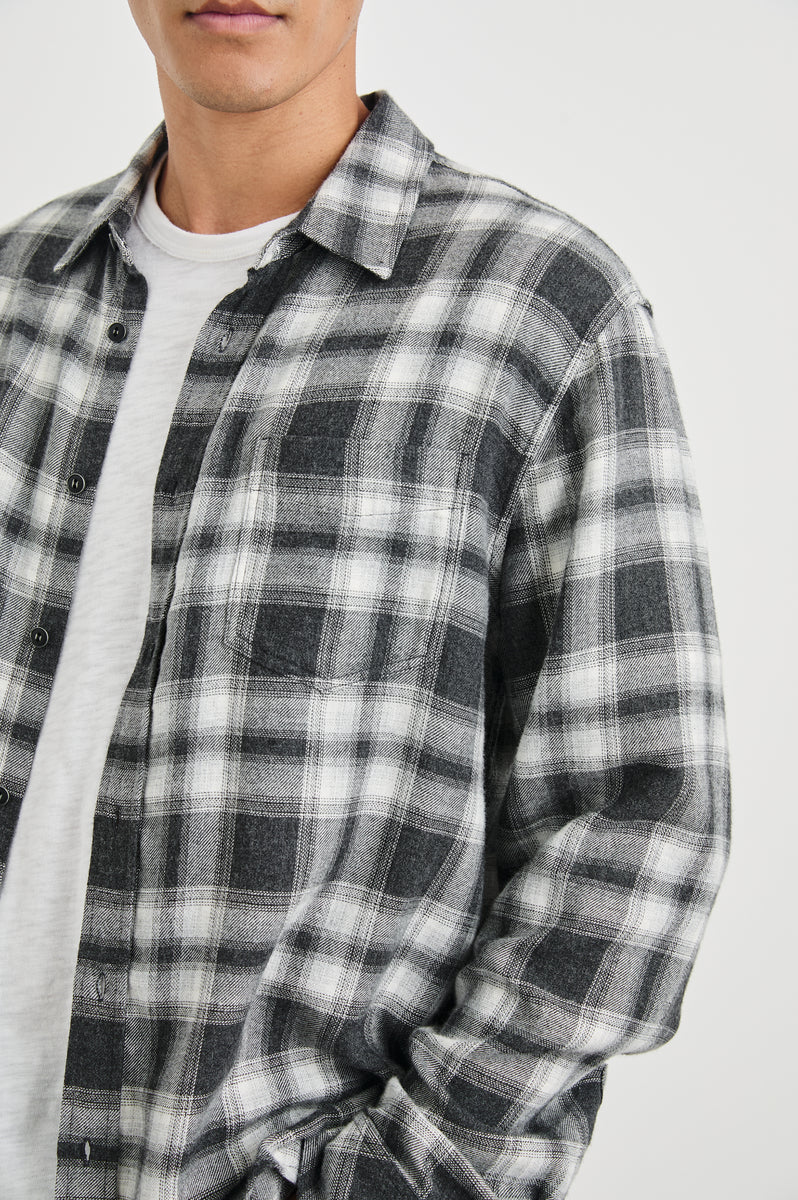 LENNOX SHIRT - BLACK OAK HAZE – Rails