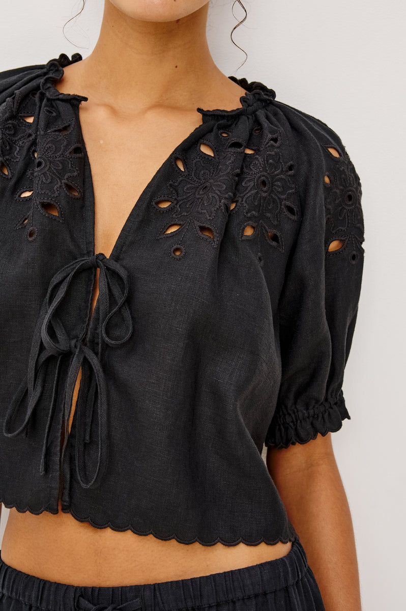 EBONY 19SS フリンジトップス LIZBETH TOP - BLACK – Rails