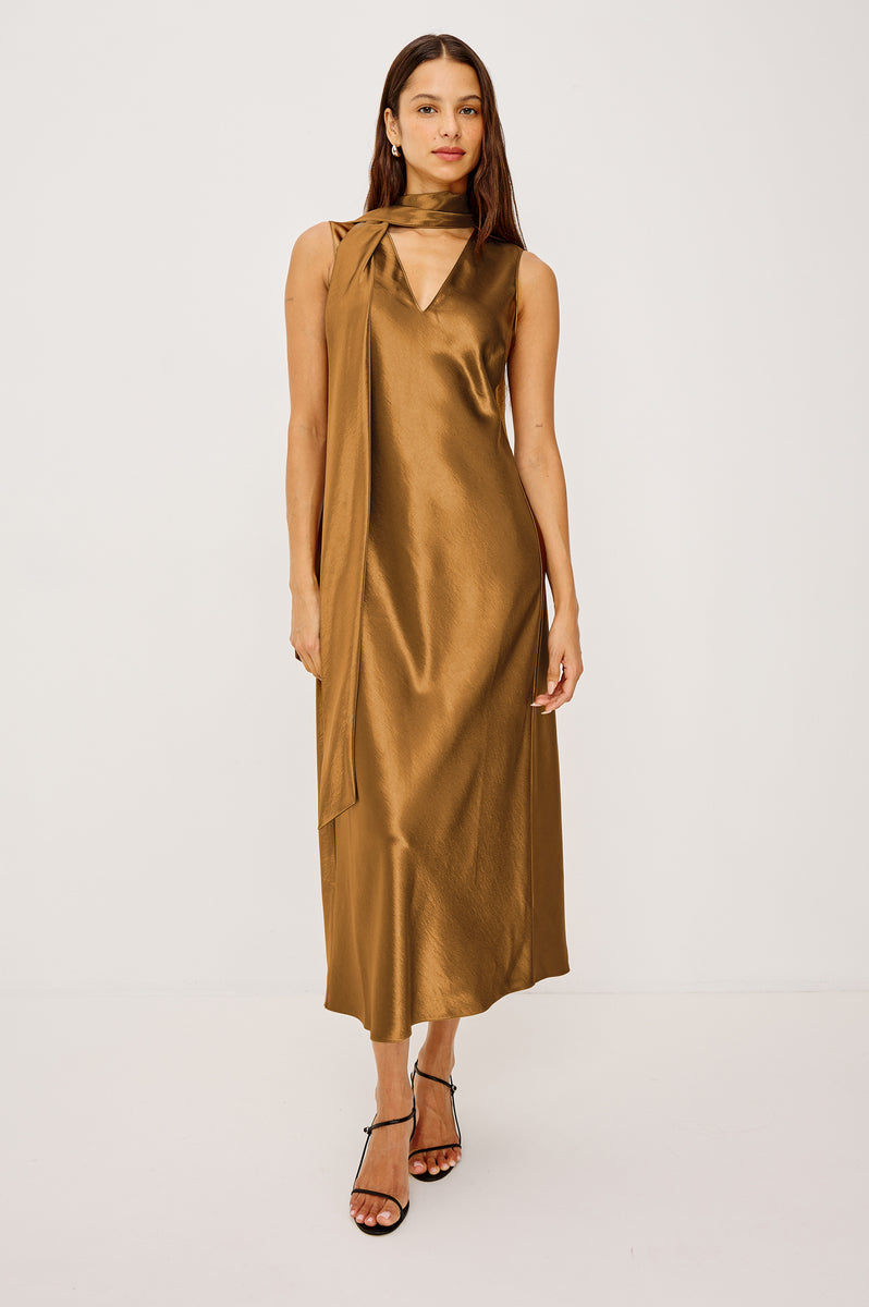 LORENZA DRESS - GINGER – Rails