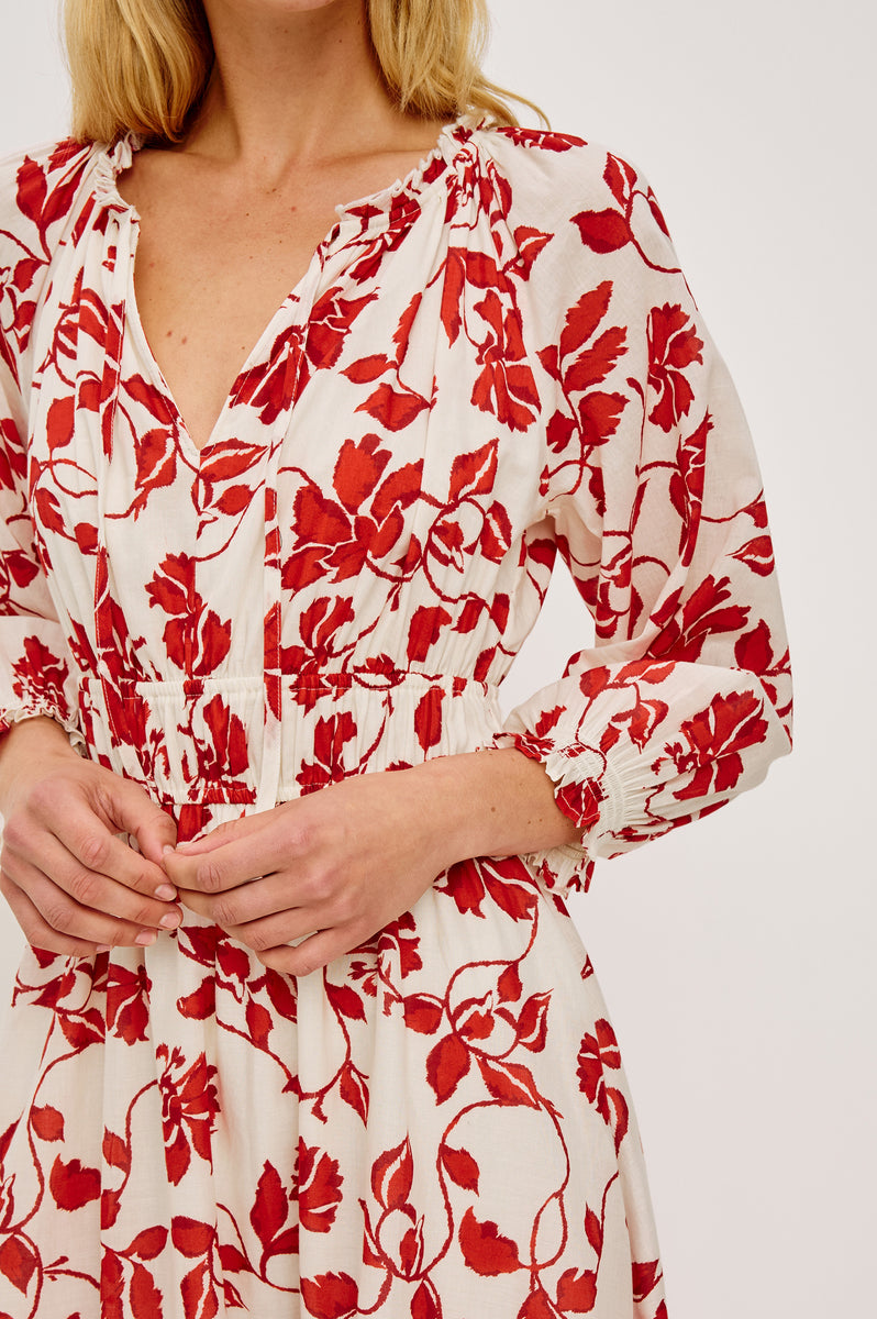 Rails | Matia Dress - Red Jasmine | Premium Cotton | Size S