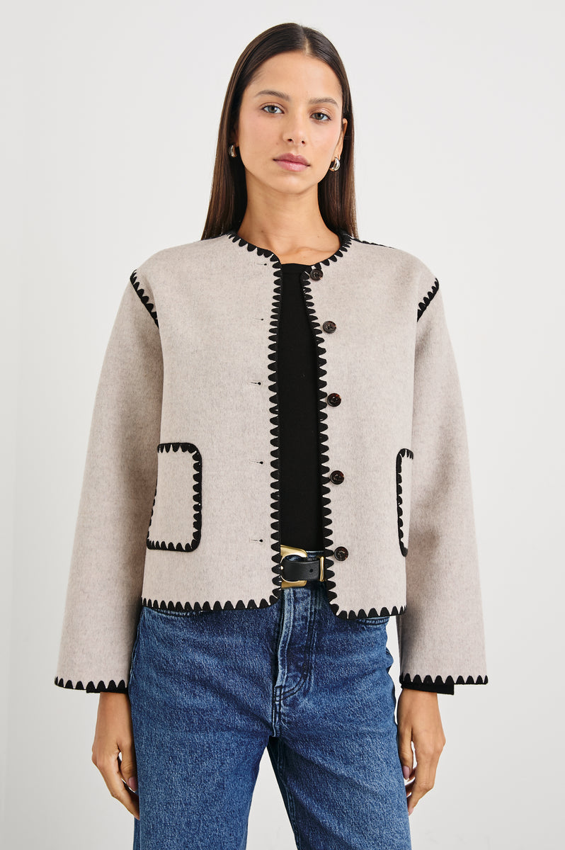 MEER. ZIP UP RIBBON BLOUSON メーアリボンブルゾン MELANIE-OATMEAL-1_1200x1200.