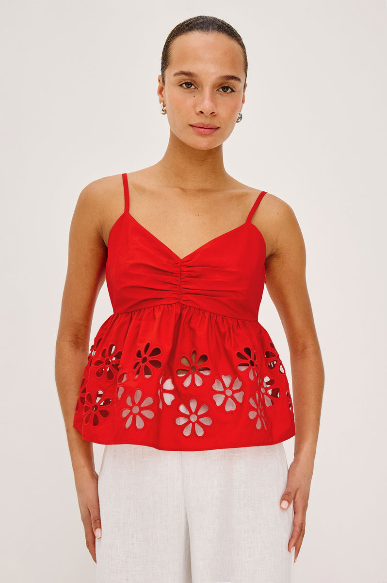 MERU TOP - SCARLET – Rails
