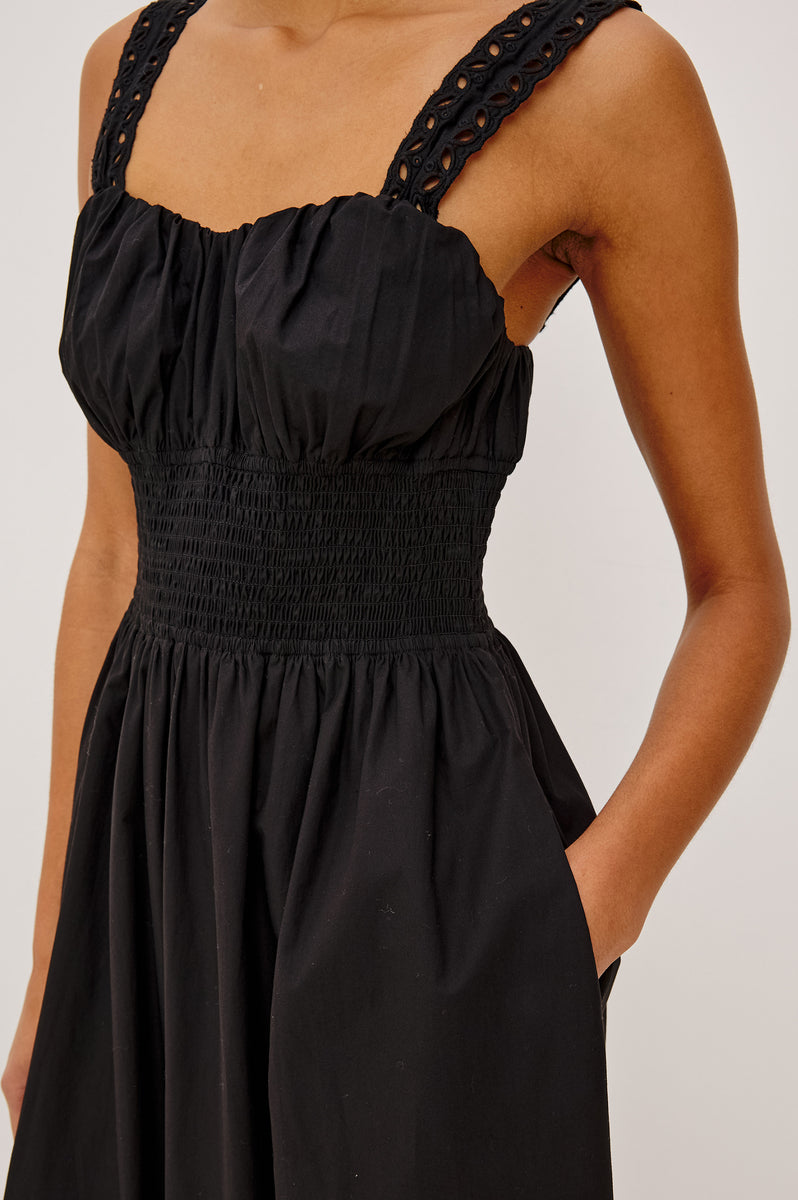moira mini dress Rails | - Black | Premium Cotton | Size XS Blue Dress David's Bridal forward wardrobe dinner date Waist Size:58