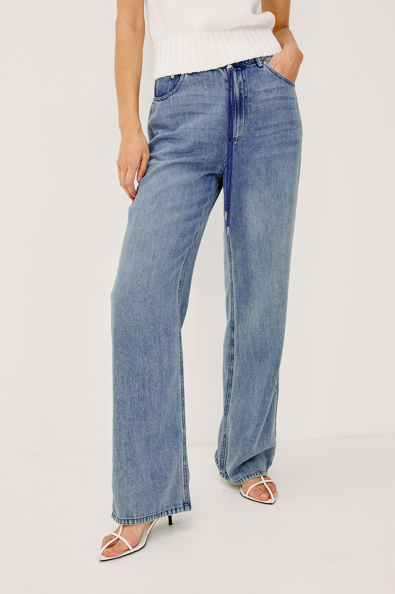 NORMANDIE PANT - ANTIQUE BLUE – Rails