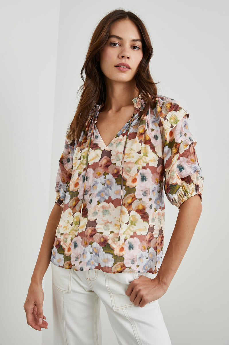 PARIS TOP - PAINTED FLORAL – Rails
