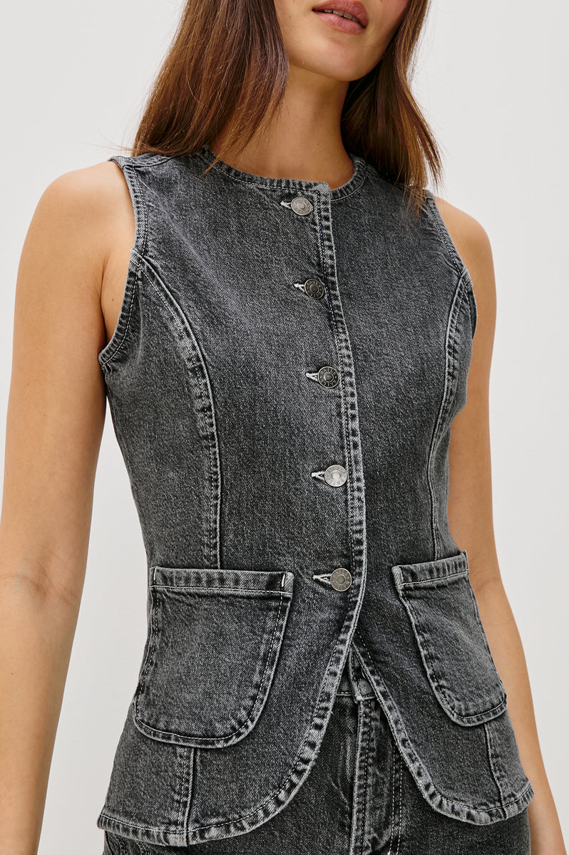 PORTOLA VEST - WASHED CHARCOAL – Rails