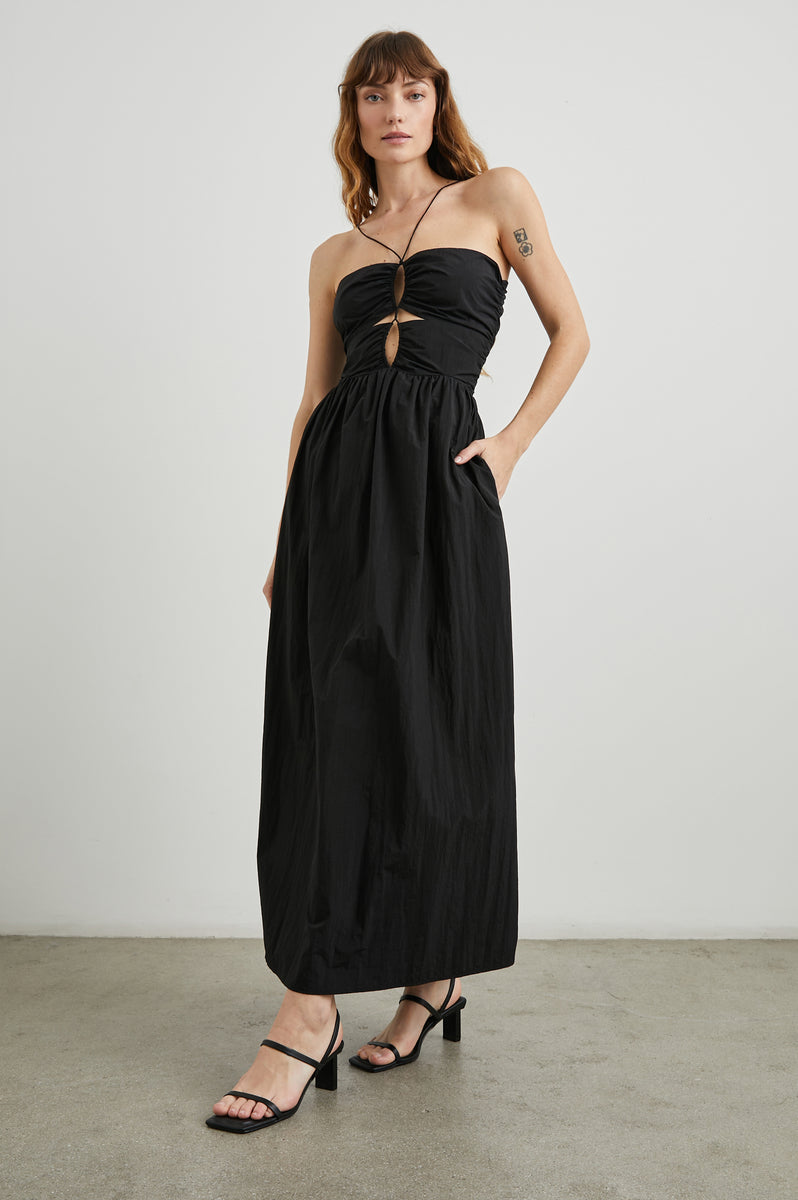 rails black dress SILVIA ADP2345 ASOS Long Sleeve With Measurements from size XS Color:Aqua*