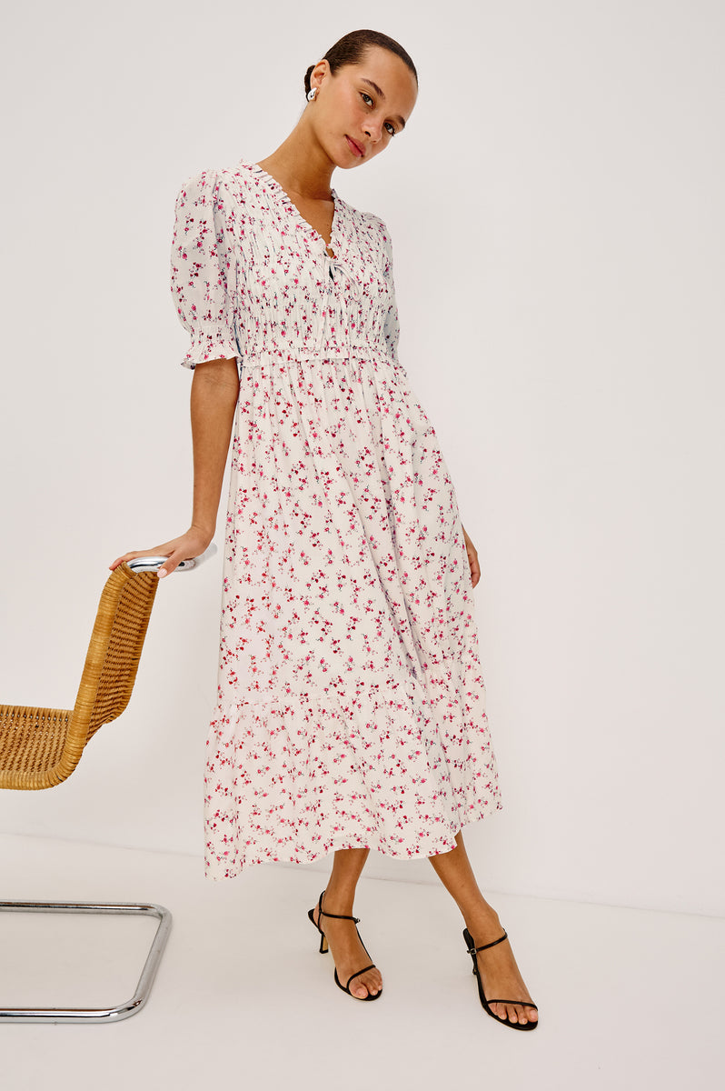 retro romance midi dress Free People Retro Romance Midi Dress in Chocolate