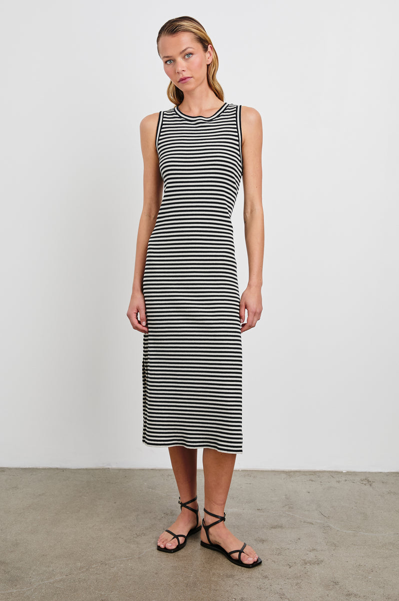 black and white sleeveless dress Rails Women's Tank - - Size XL psis:Featured-Styles-3 The fabric is comfortable Bachelorette Party – Tagged Size:D