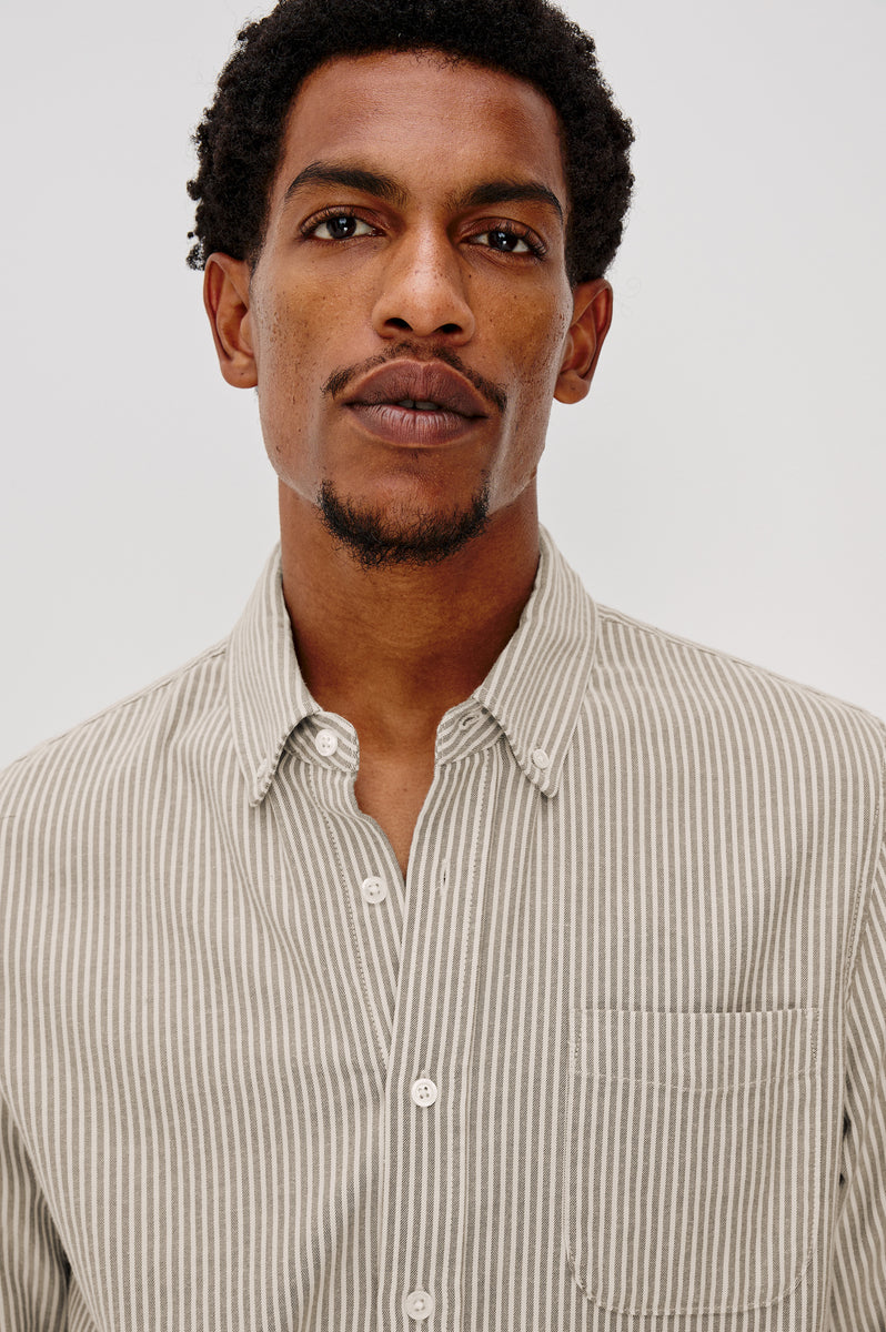 VANCE SHIRT - CEDAR OAT STRIPE – Rails