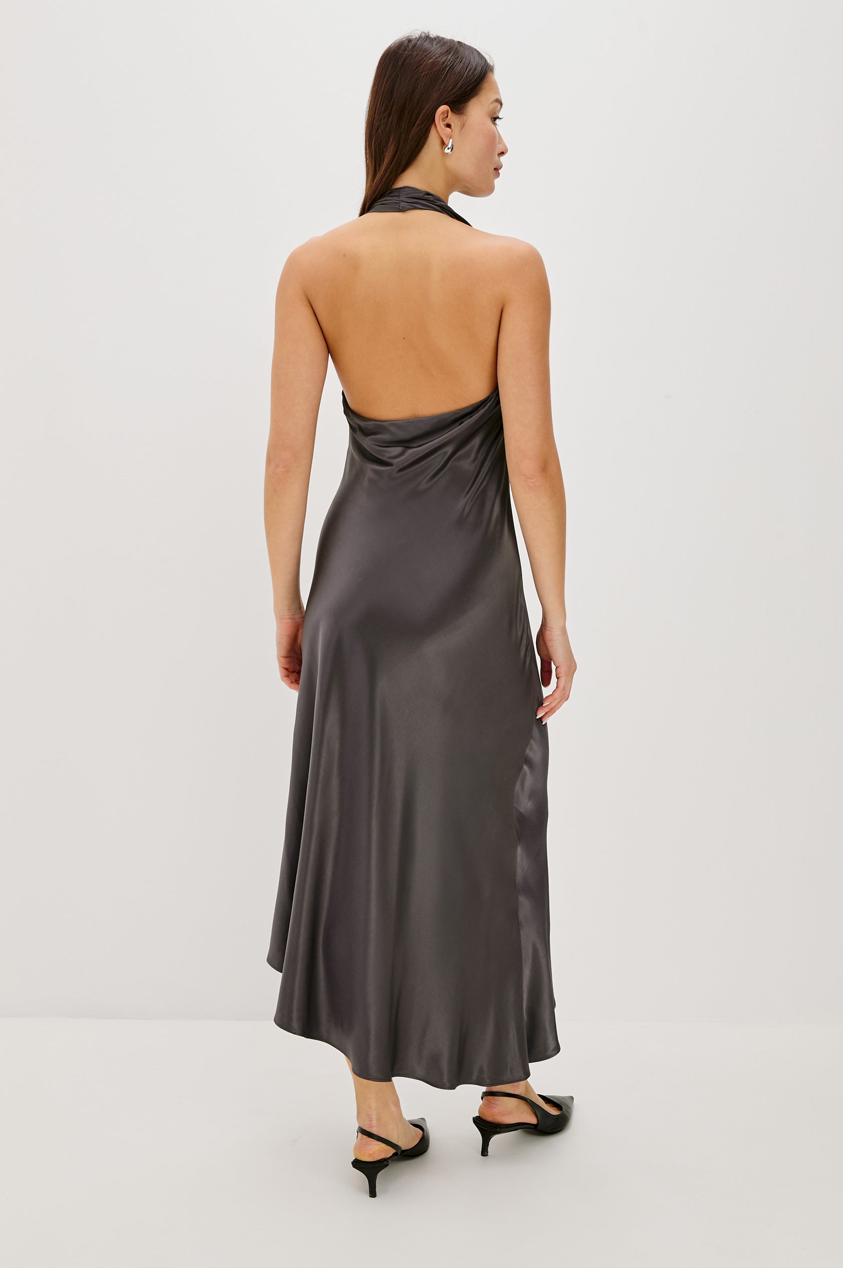 ADRA DRESS - GUNMETAL