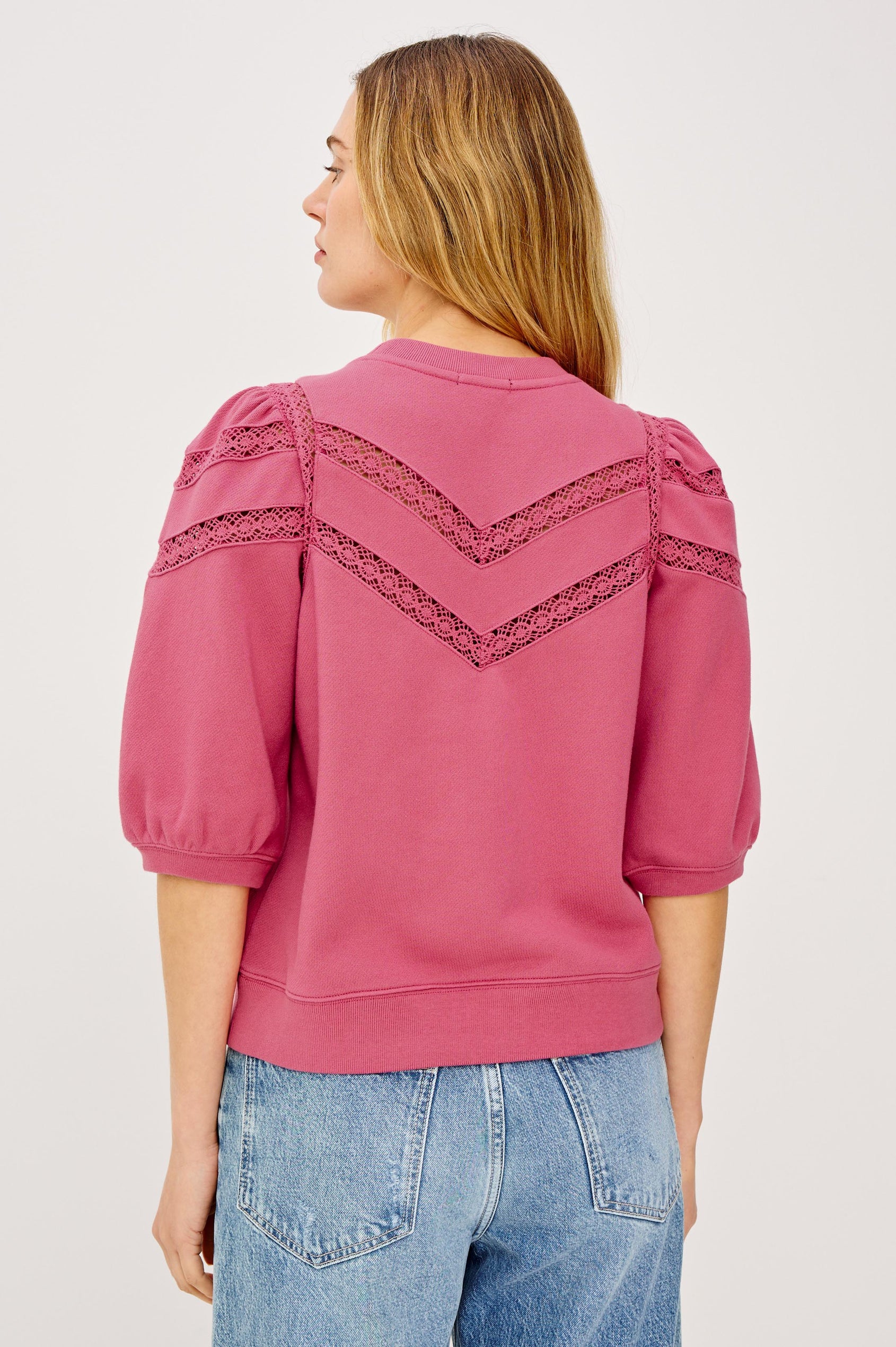 ADRIA TOP - DARK ROSE