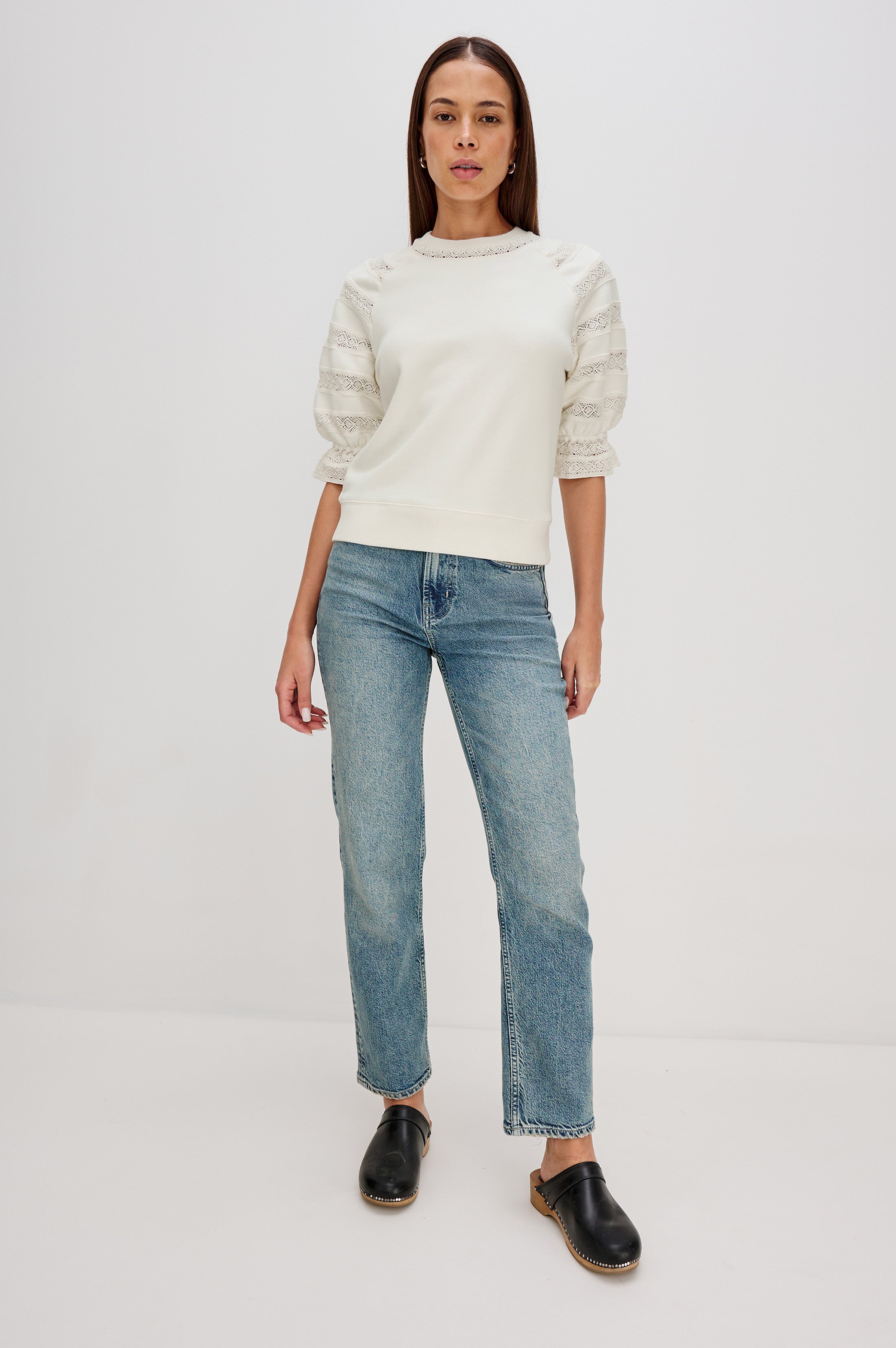AGGY TOP - IVORY – Rails
