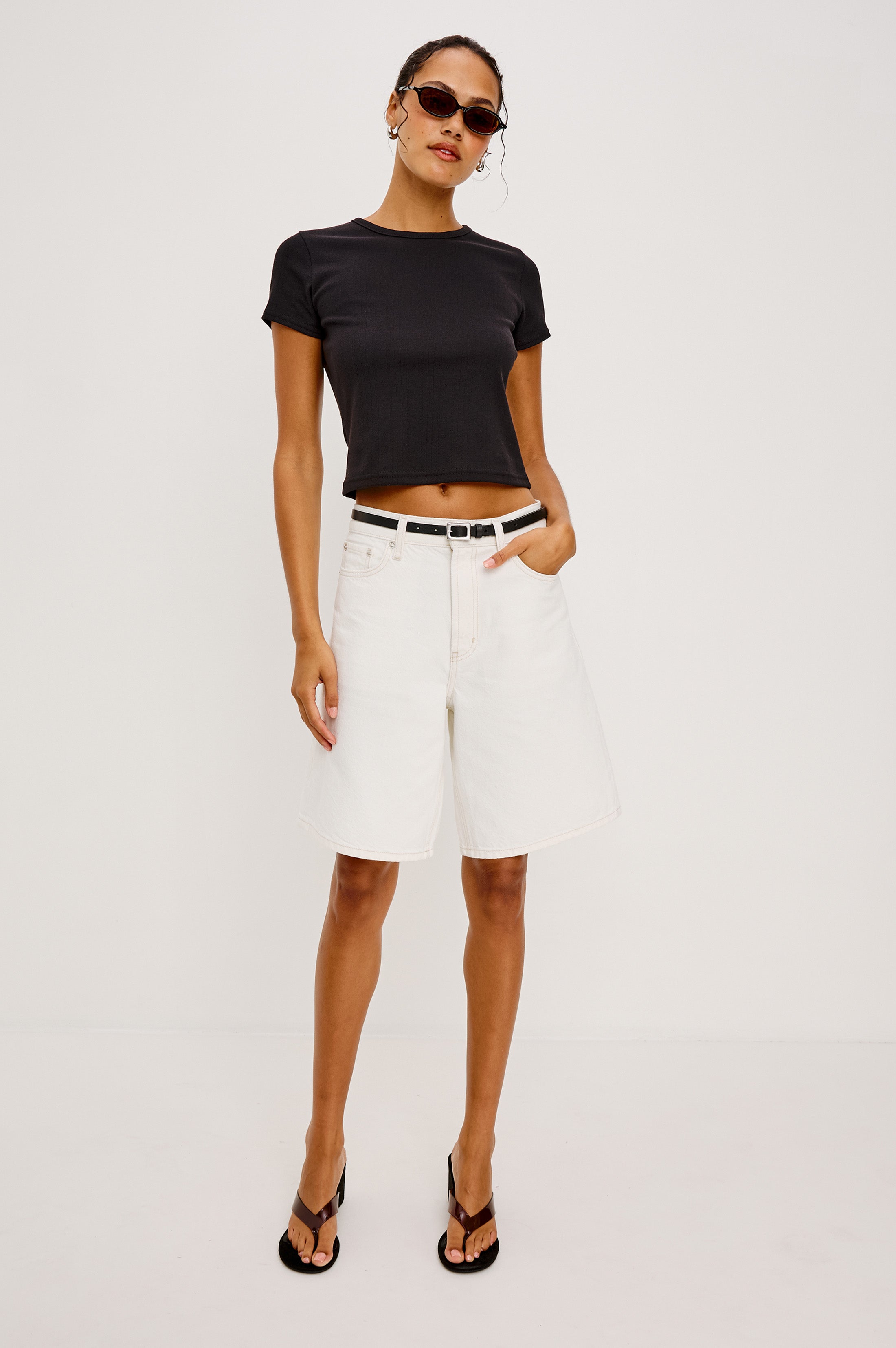 AGOURA SHORT - ECRU – Rails