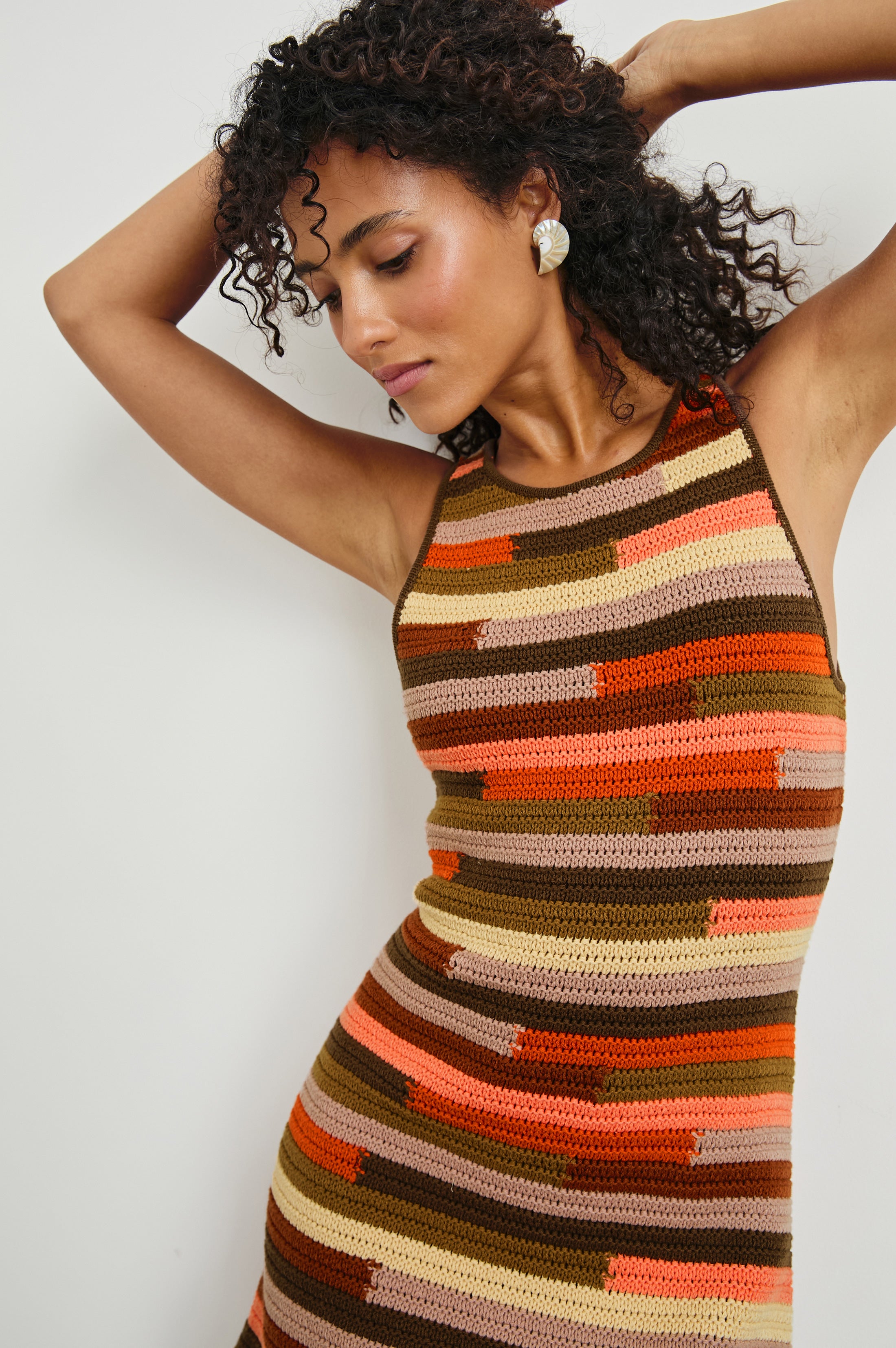 AKAYA DRESS - TROPIC STRIPE – Rails