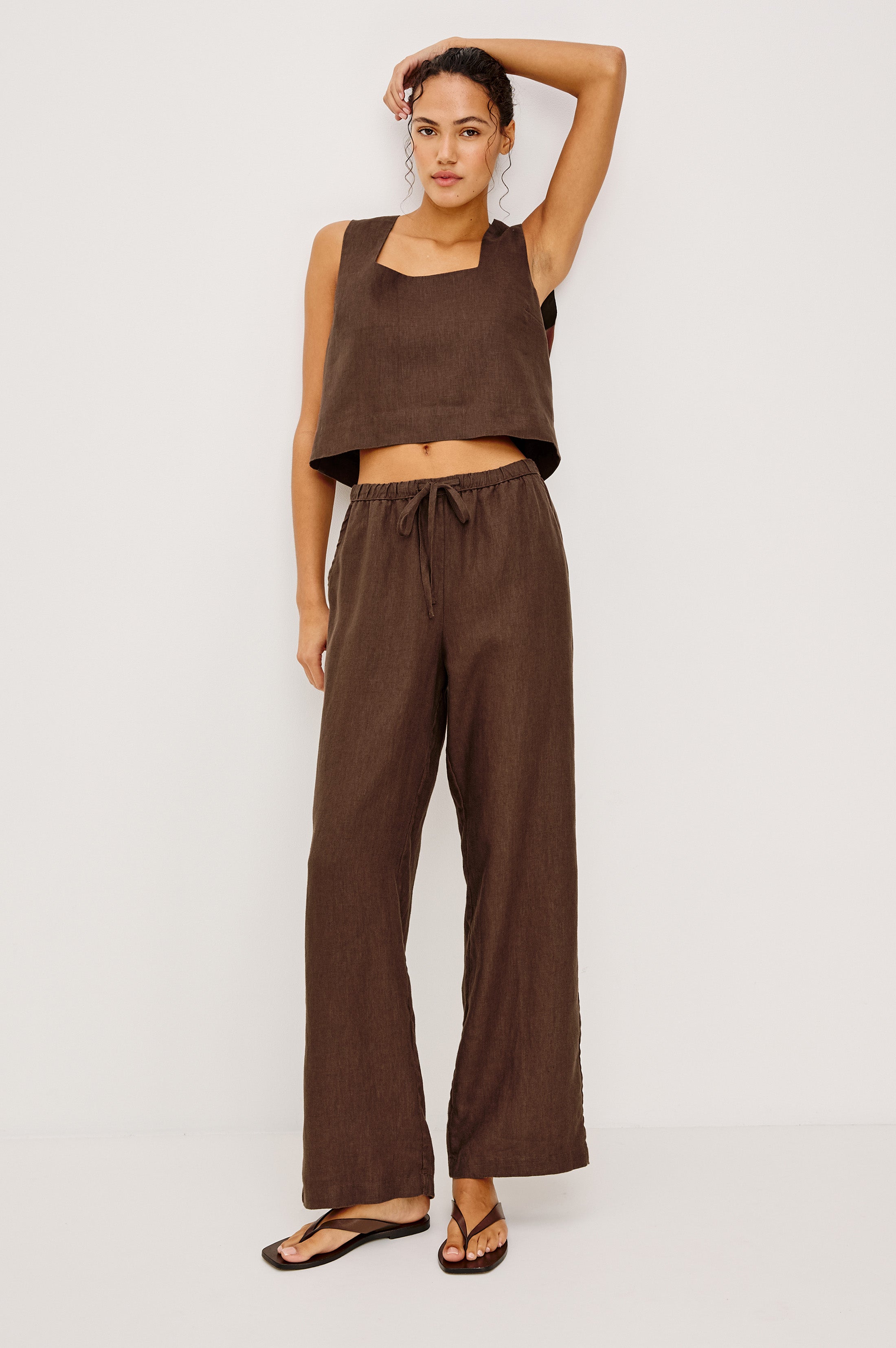トップス ta ara AKIRA TOP - ESPRESSO – Rails