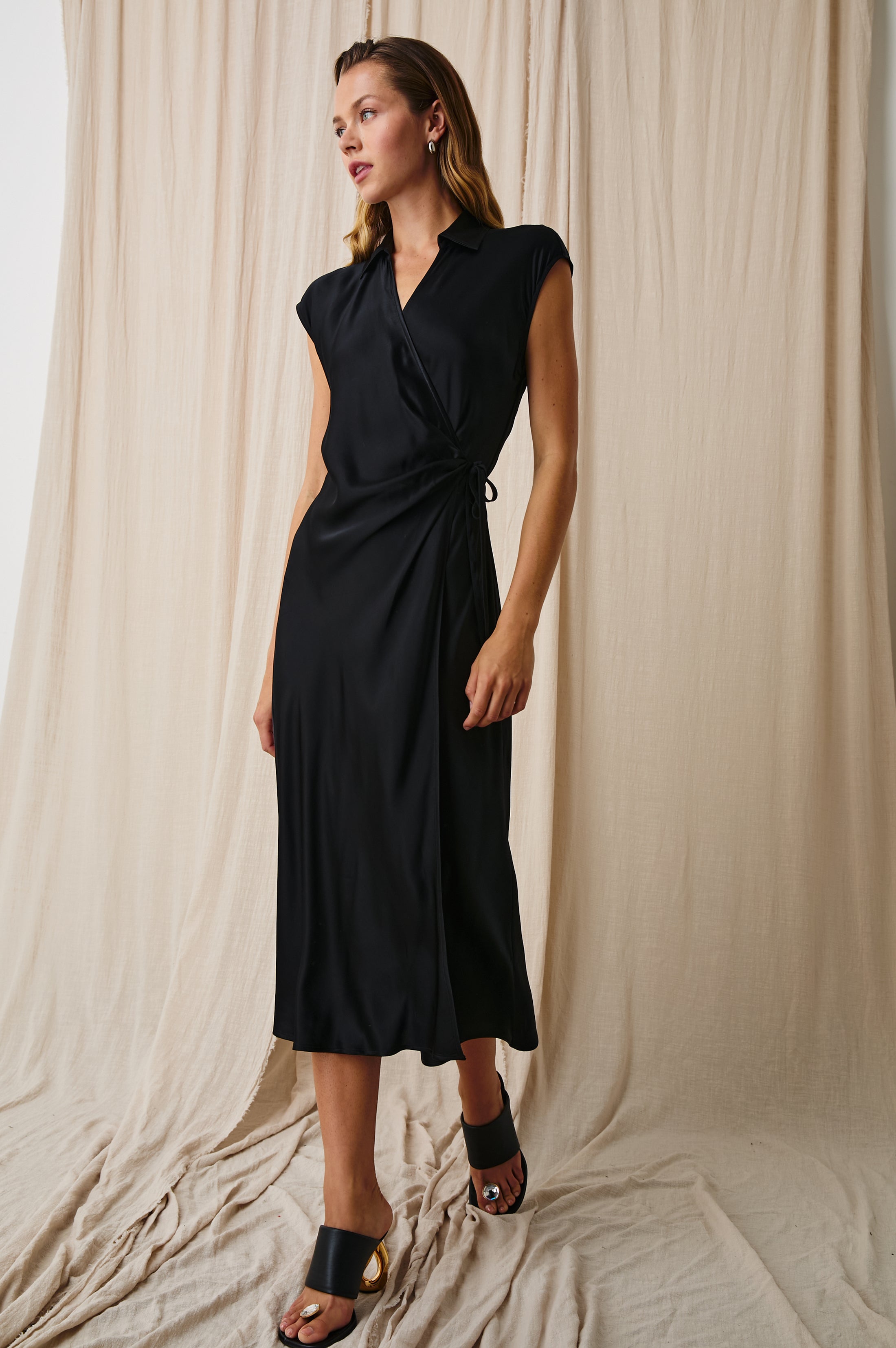 rails black dress COLLEEN DRESS