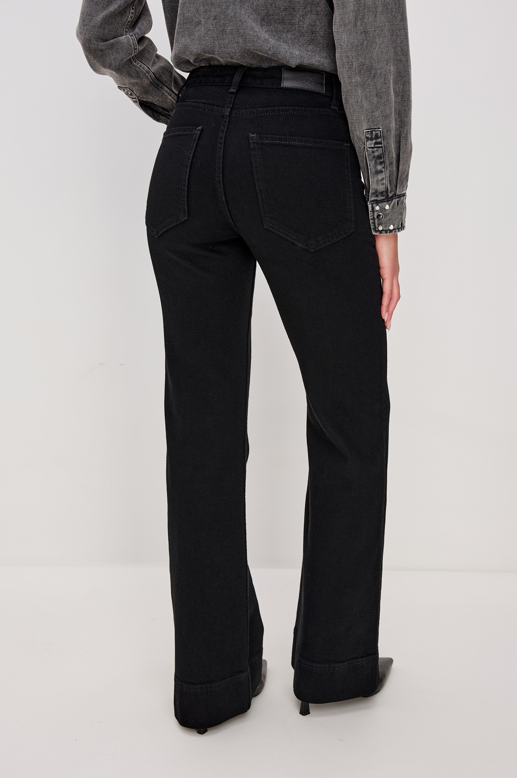 ALAMITOS FLARED TROUSER - BLACKOUT – Rails