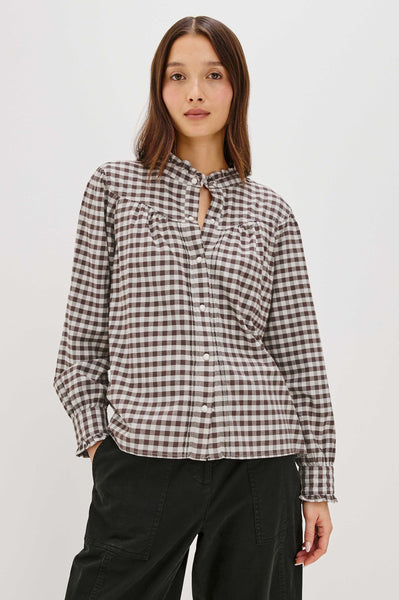ALANNA SHIRT - CHOCOLATE CHIP – Rails
