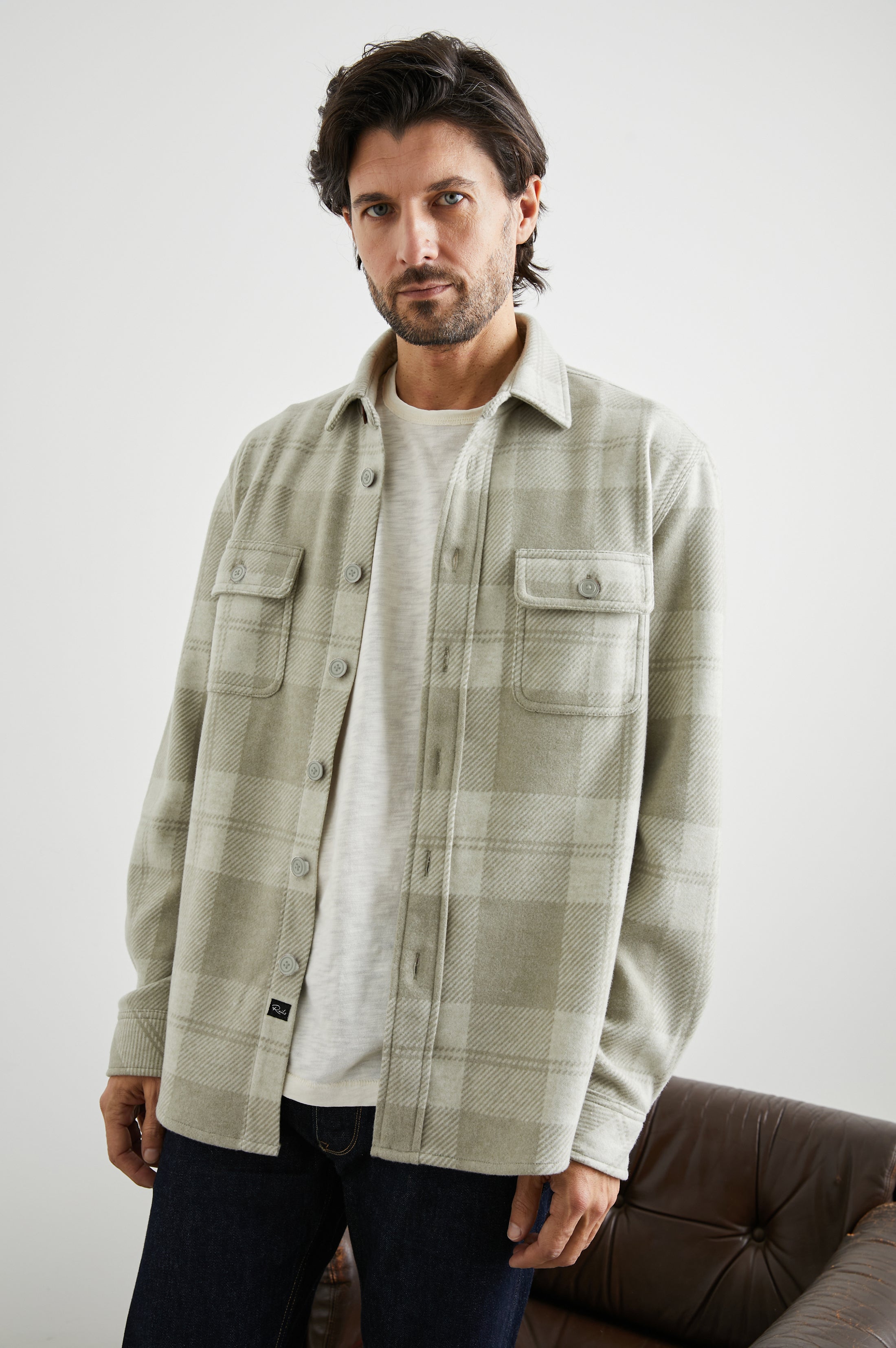 ALDER SHIRT - FAWN CREAM – Rails display picture 1