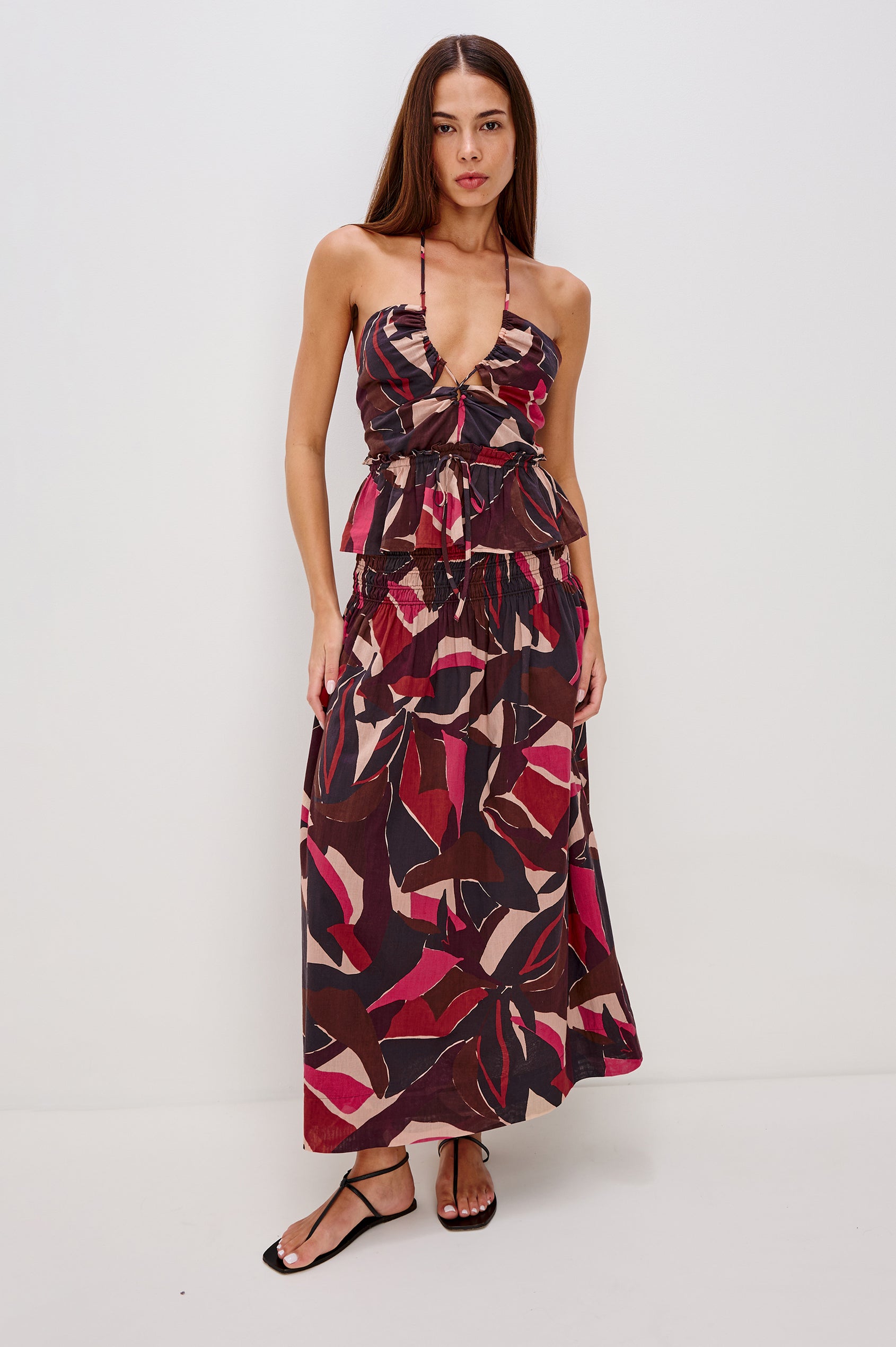 Rails Alessa Printed Midi Skirt - Paradise Rails Alessa Printed Midi Skirt - Paradise