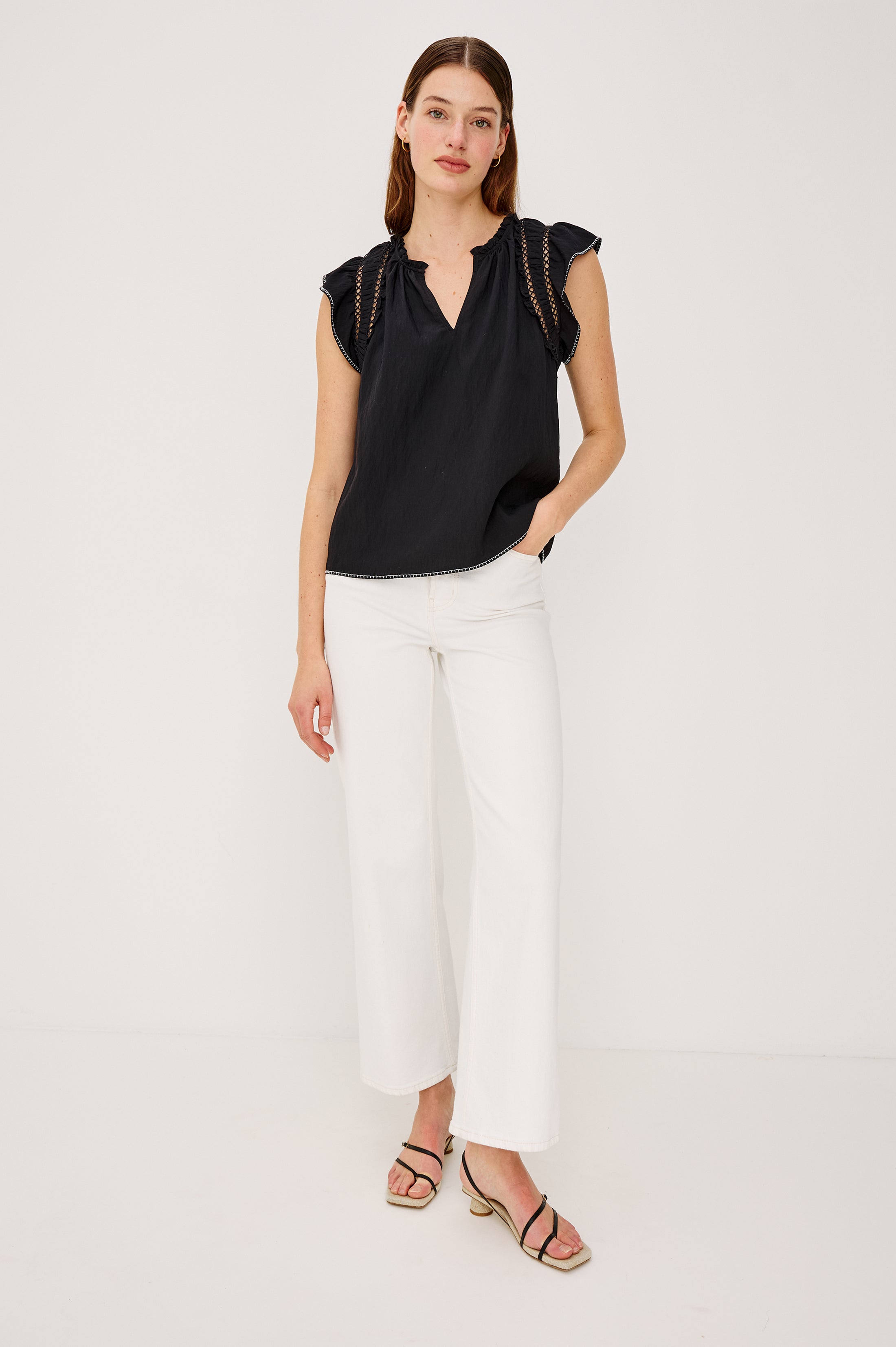 ALLEA TOP - BLACK – Rails