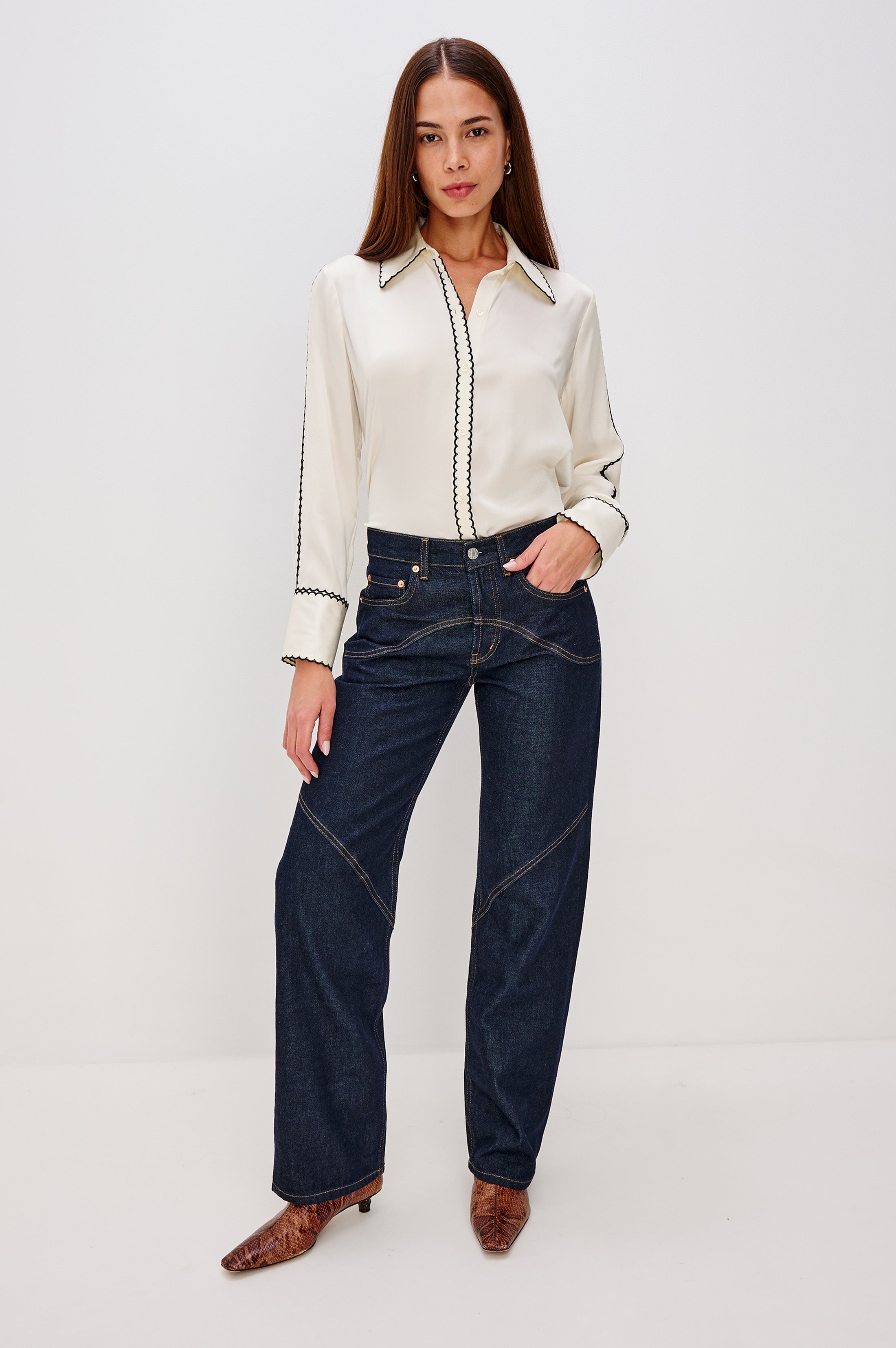 ALOISE SHIRT - IVORY – Rails