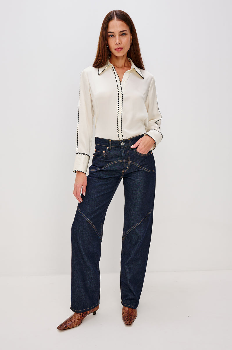 ALOISE SHIRT - IVORY – Rails