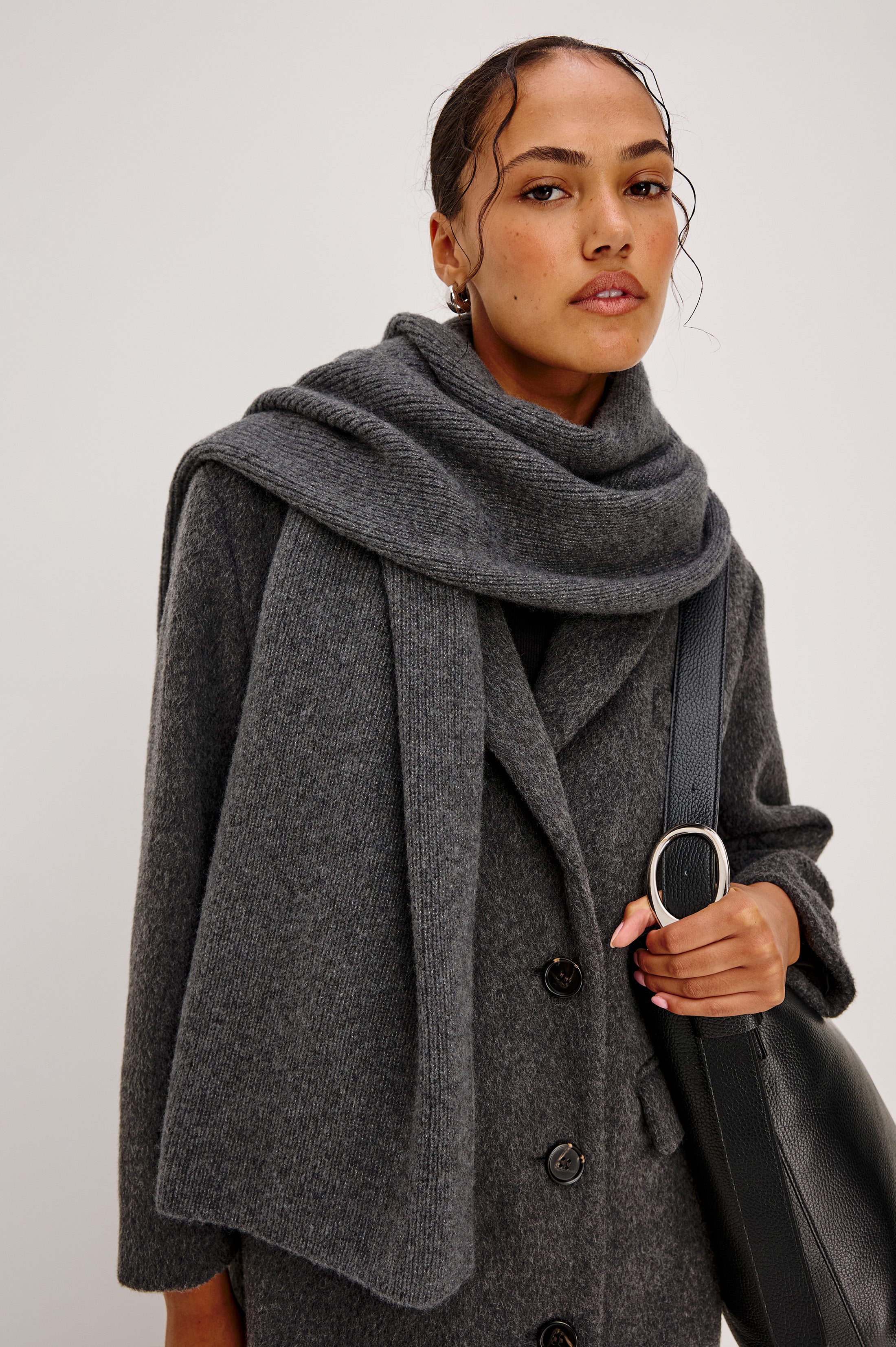 ALPS CASHMERE SILK SCARF - THUNDER – Rails