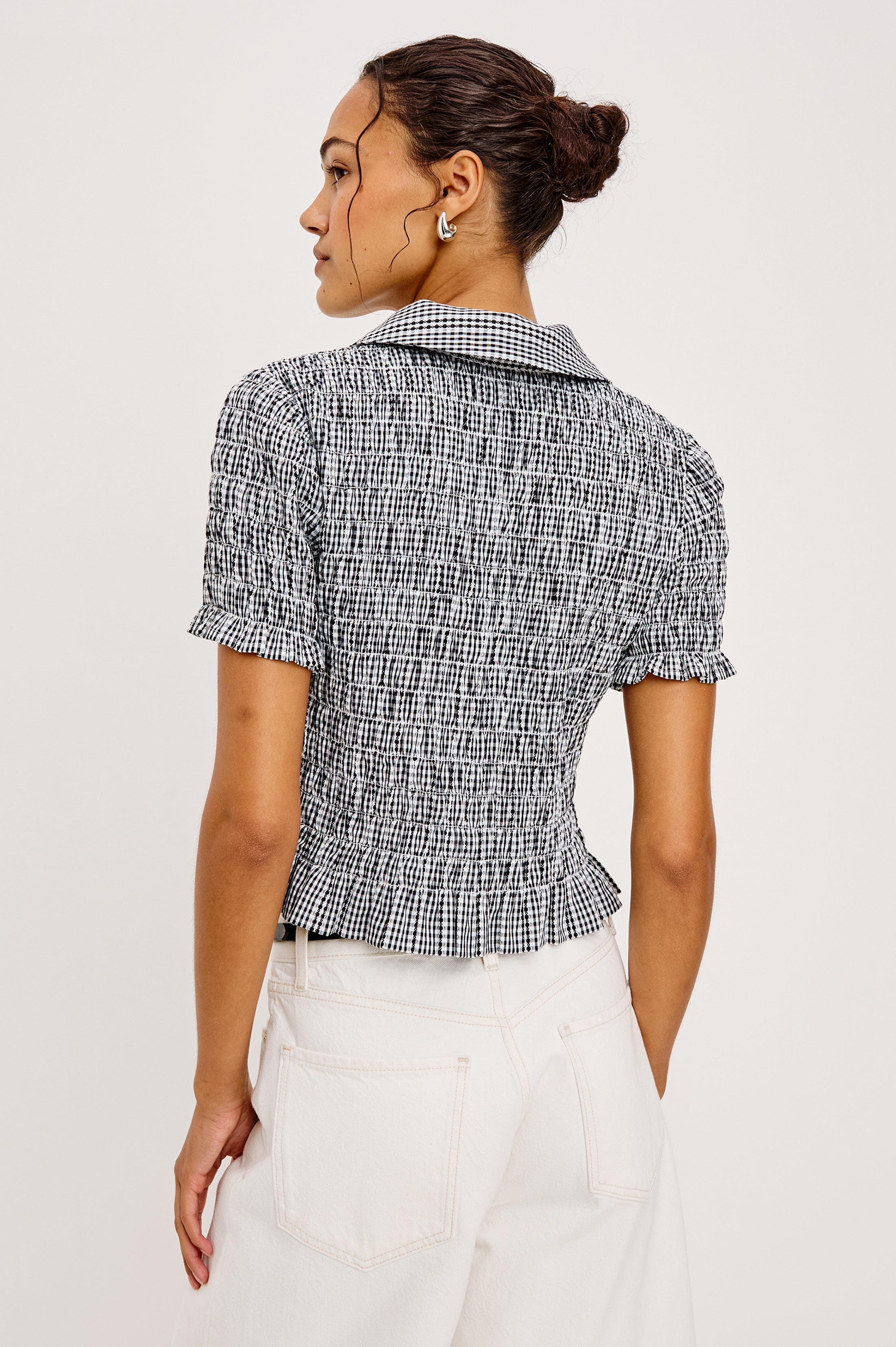 ALTON SHIRT - BLACK GINGHAM – Rails
