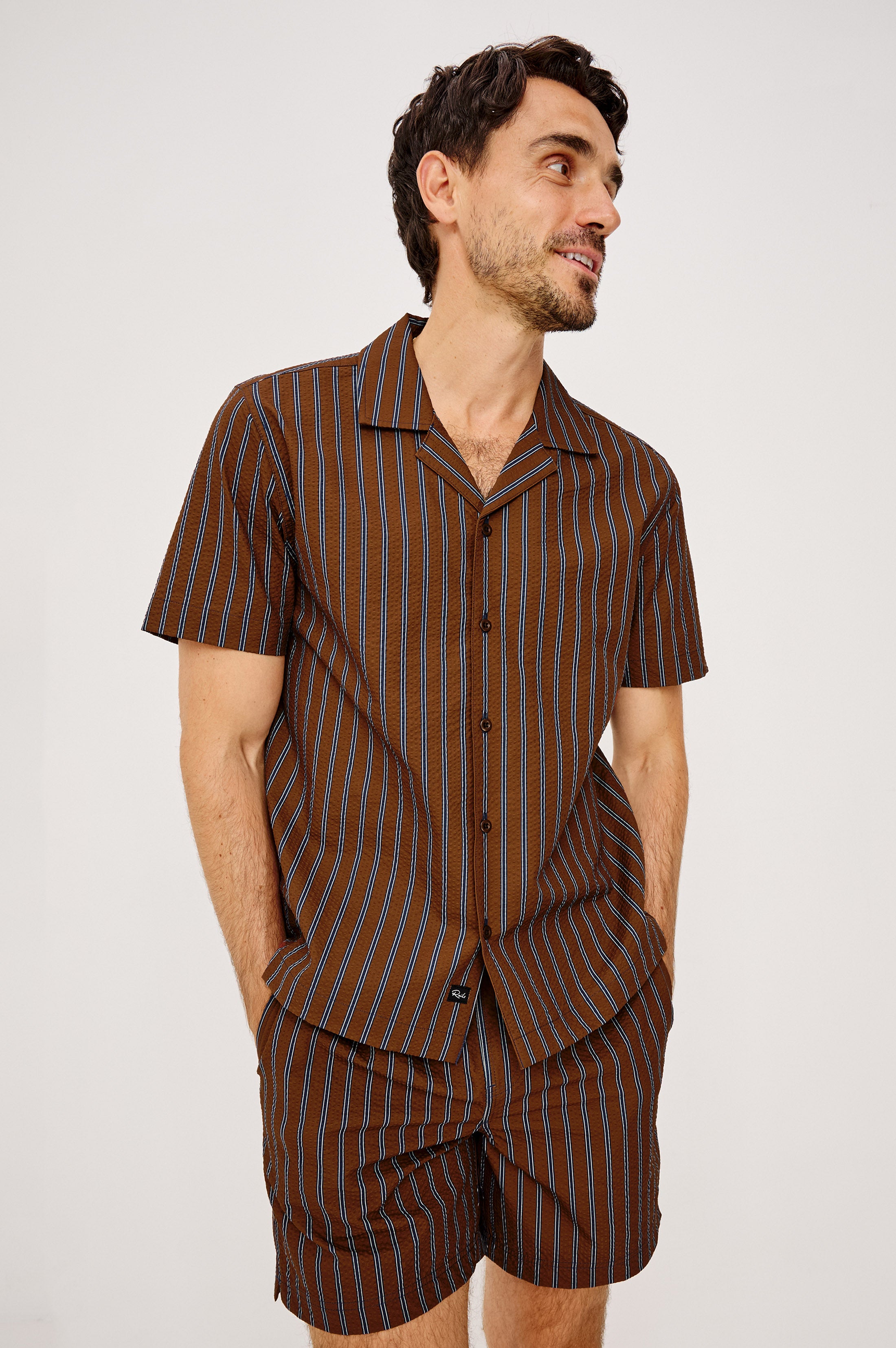 KURO TODAYFUL Sheer Stripe Shirts RoseSeek Men's Sheer Mesh Tee Shirt Striped Short Sleeve Crewneck