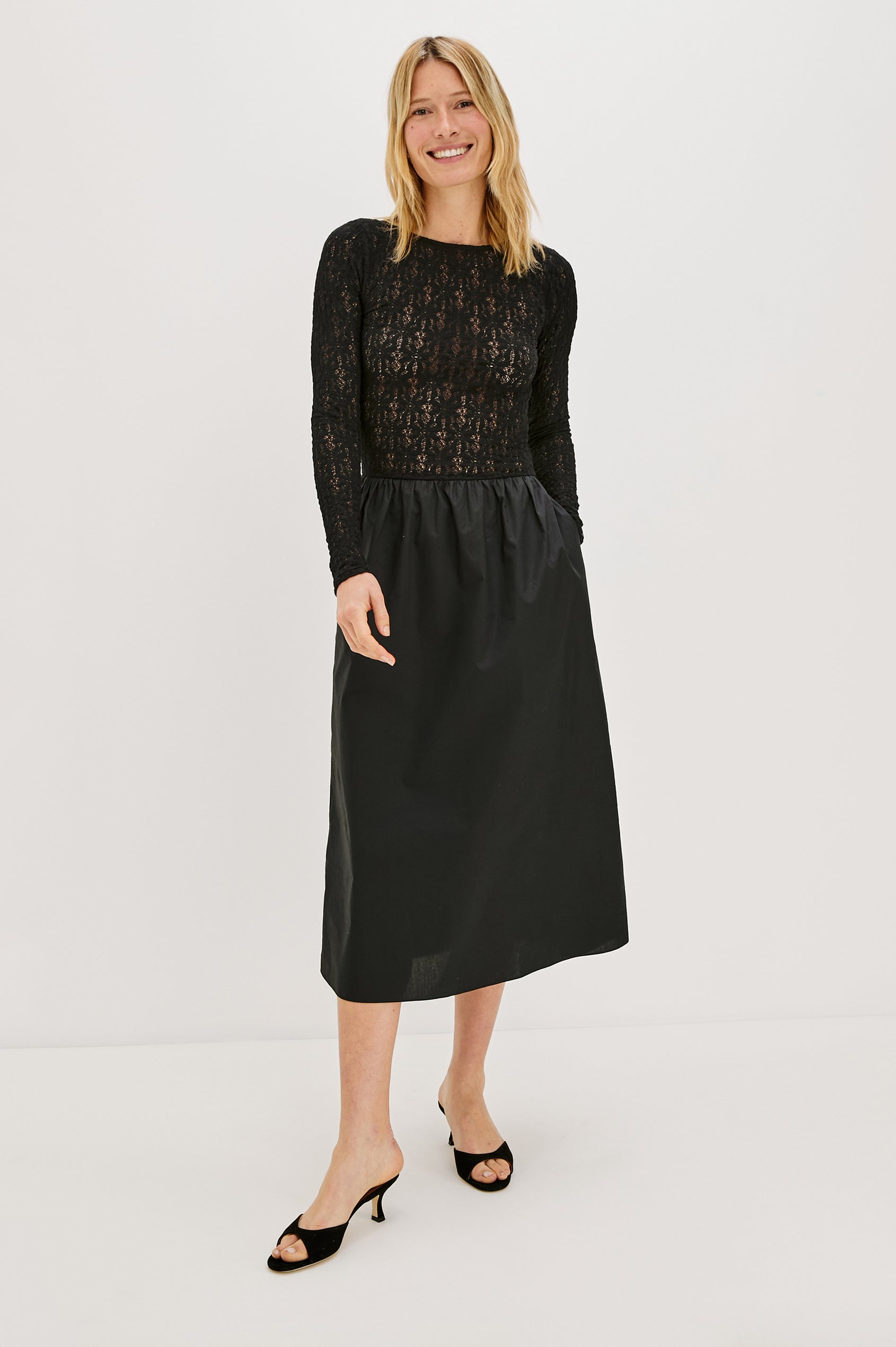 AMBERLY DRESS - BLACK LACE