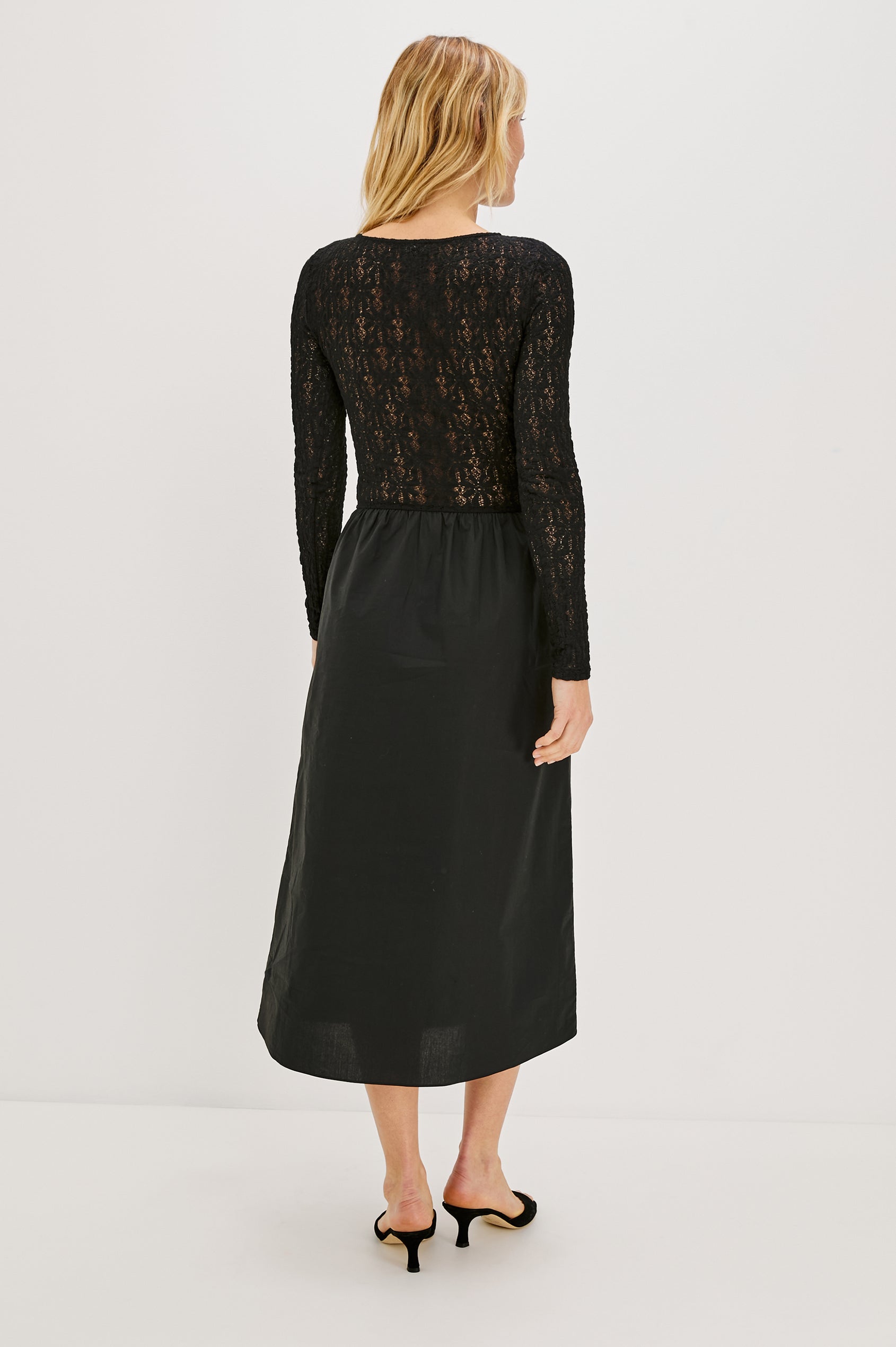 Rails Amberly Lace Bodice Flared Maxi Dress in Black Lace at Nordstrom, Size Medium Rails Amberly Lace Bodice Flared Maxi Dress in Black Lace at Nordstrom, Size Medium
